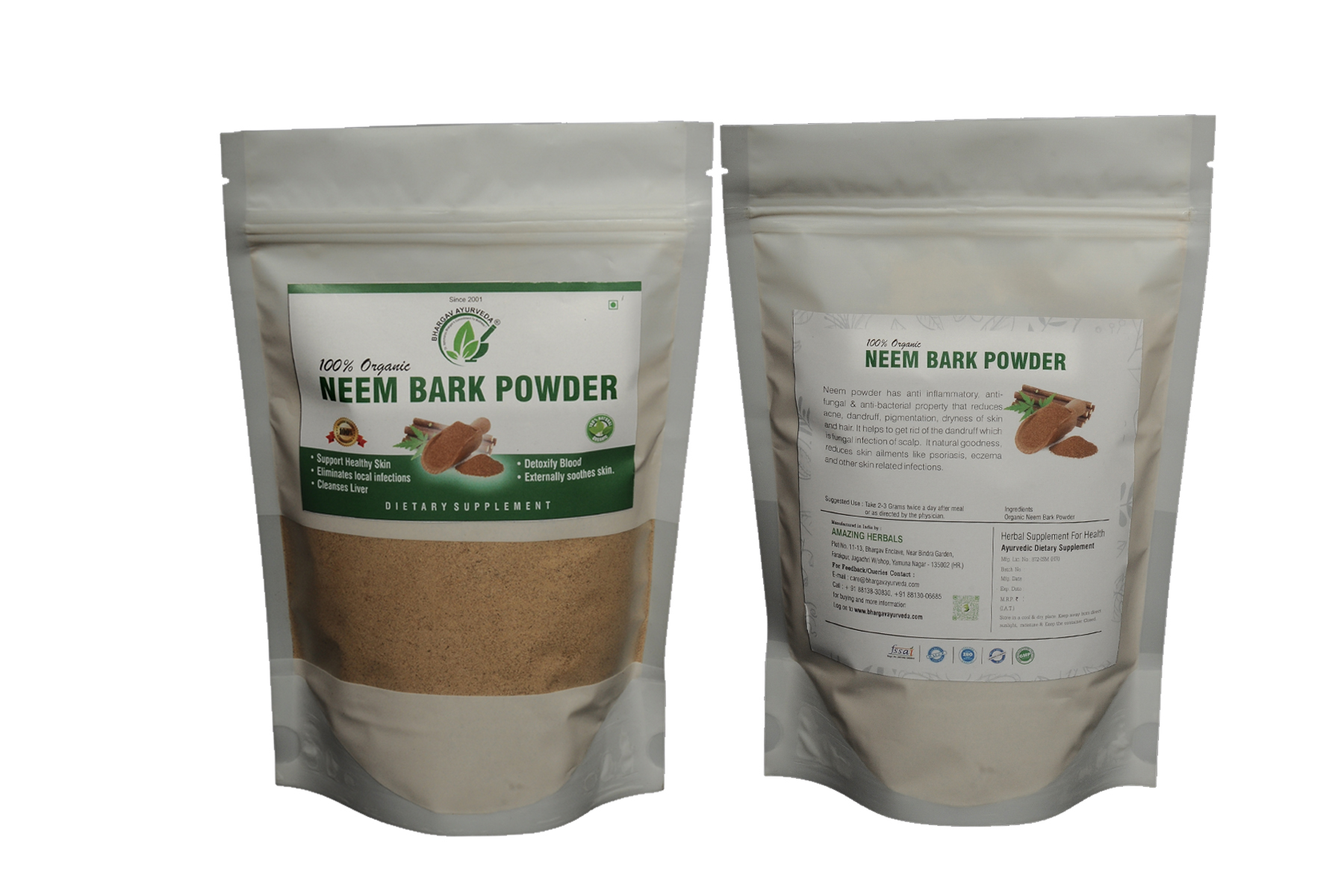 Buy Dr. Bhargav's Neem Bark Powder- 100gms at Best Price Online