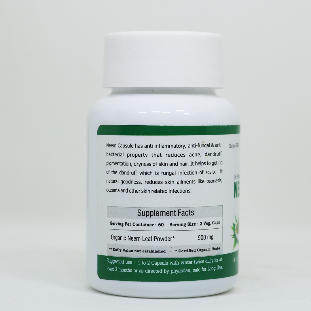 Buy Dr. Bhargav's Neem Leaf Capsule- 60 Cap at Best Price Online