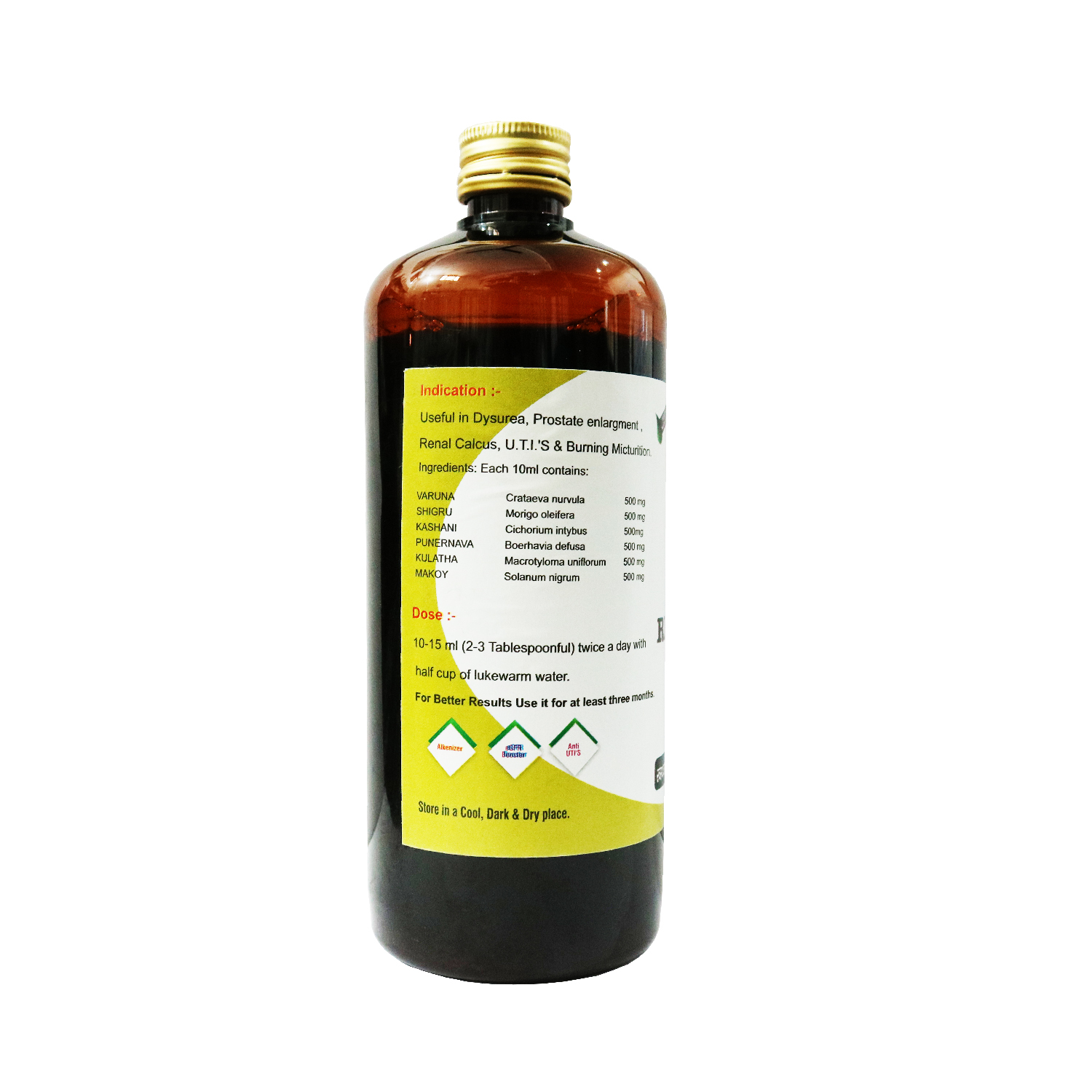 Buy Dr. Bhargav's Renospas Syrup -500 ml at Best Price Online