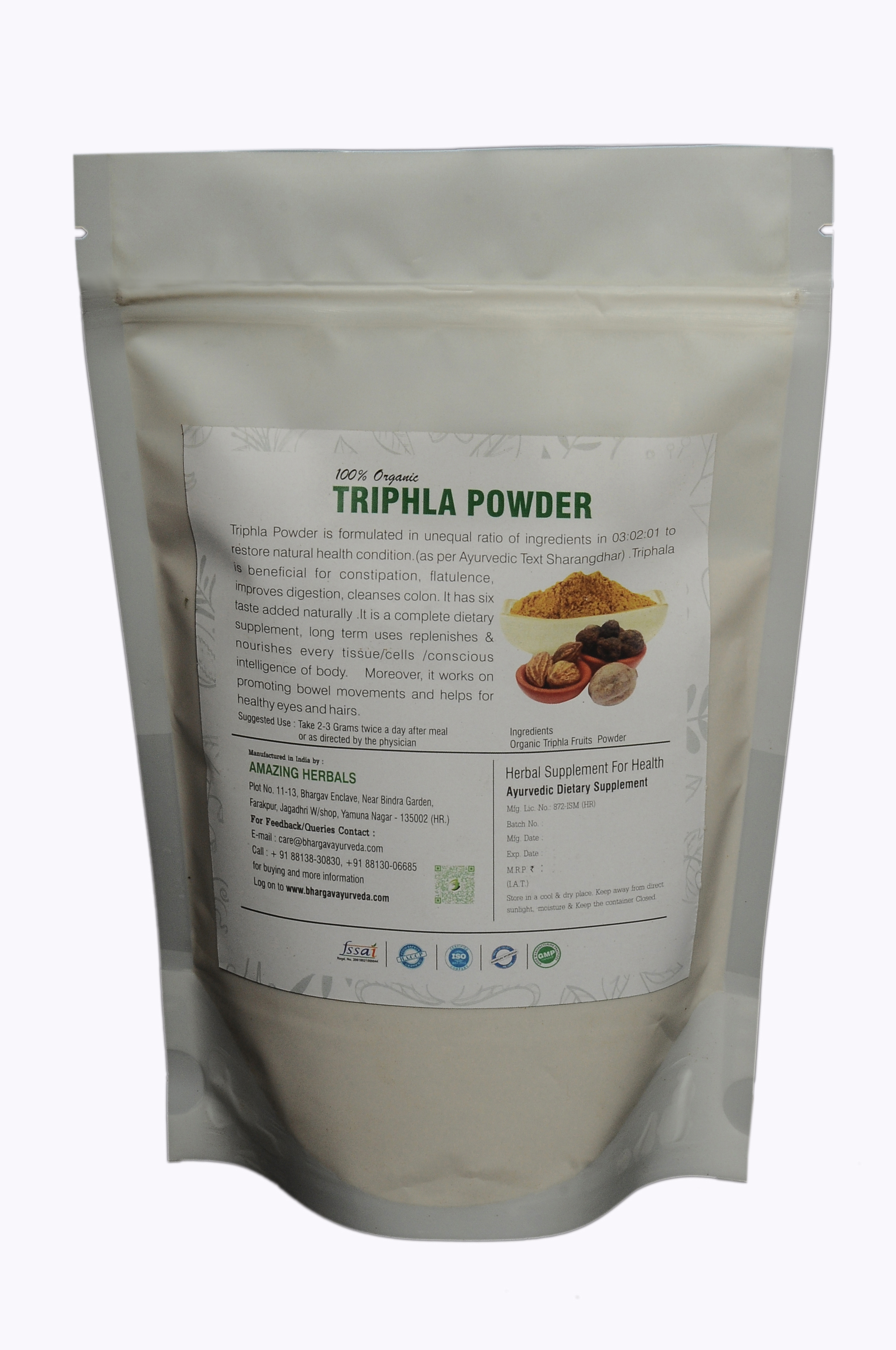Buy Dr. Bhargav's Triphla Powder-100gms at Best Price Online