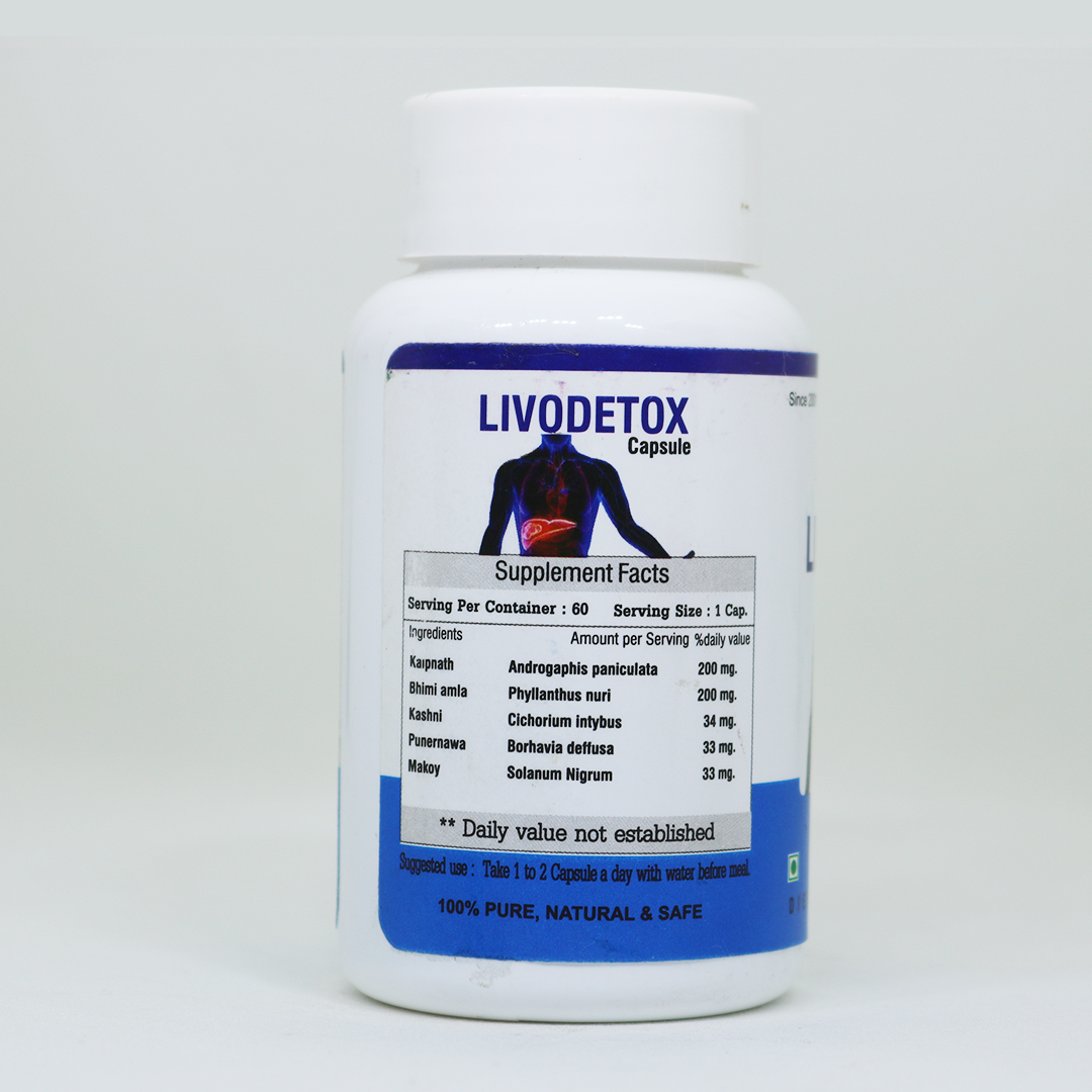 Buy Dr. Bhargav's Livo Detox Capsule- 60 Cap at Best Price Online