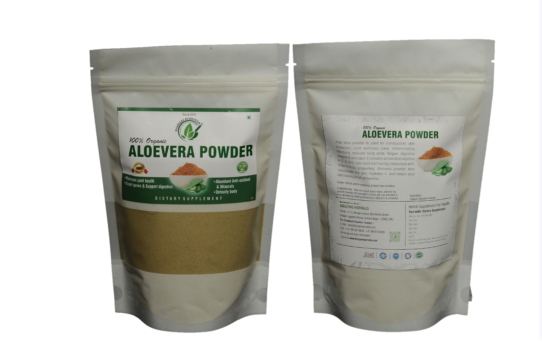 Dr. Bhargav's Aloe vera Powder- 100gms