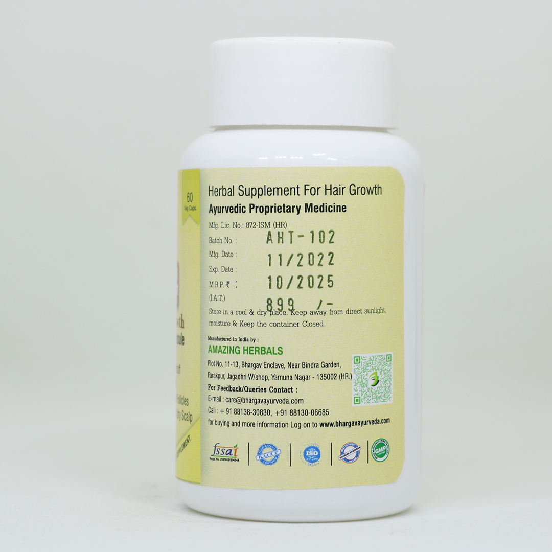 Buy Dr. Bhargav's Amazing hair Growth Capsule - 60cap at Best Price Online