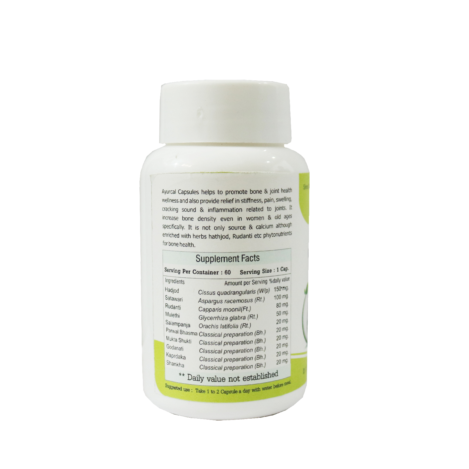 Buy Dr. Bhargav's Ayurcal Capsule - 60 Cap at Best Price Online