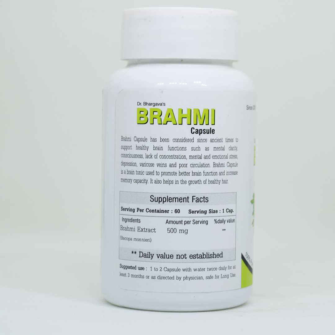 Dr. Bhargav's Brahmi Capsule -60 cap