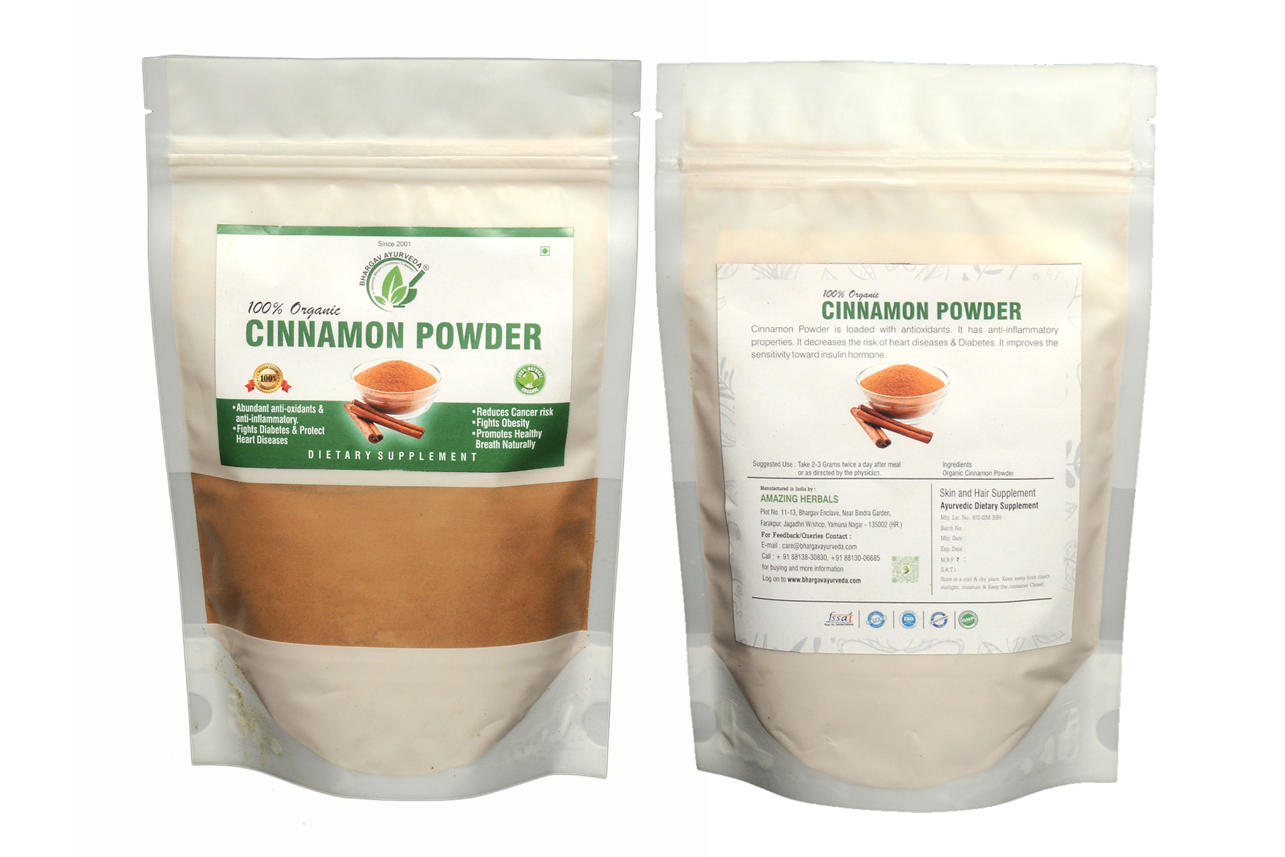 Dr. Bhargav's Cinnamon powder-100gms