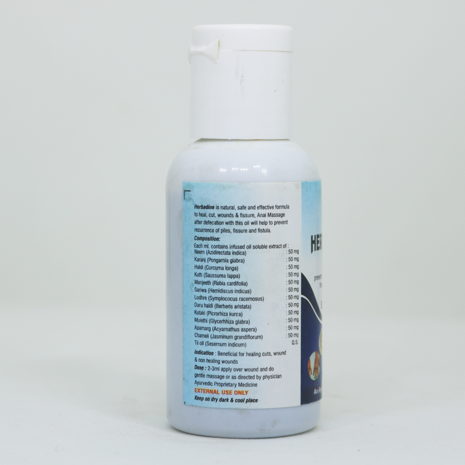 Buy Dr. Bhargav's Herbadine Oil -50 ml at Best Price Online