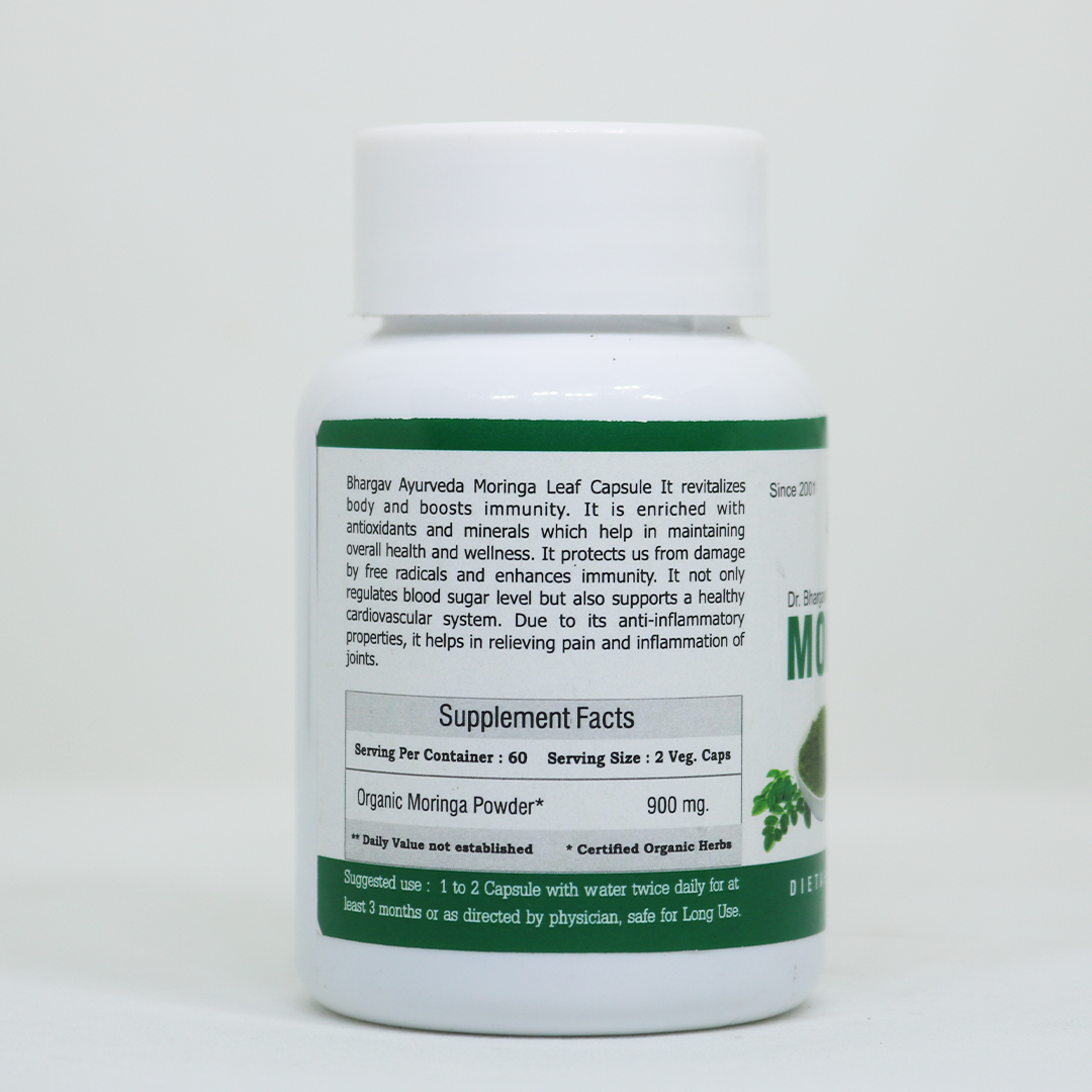 Dr. Bhargav's Moringa Leaf Capsule- 60 Cap