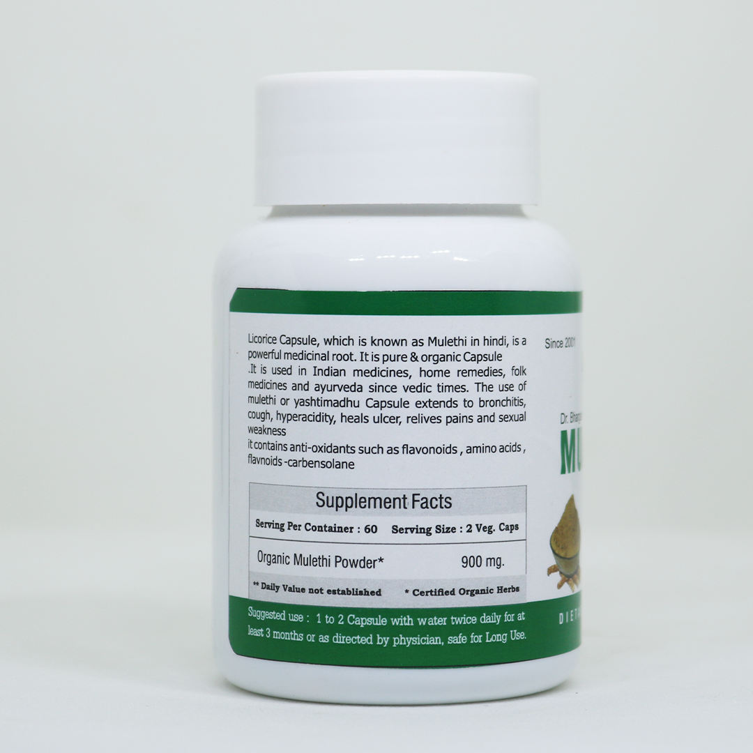 Buy Dr. Bhargav's Mulethi Capusle- 60 Cap at Best Price Online