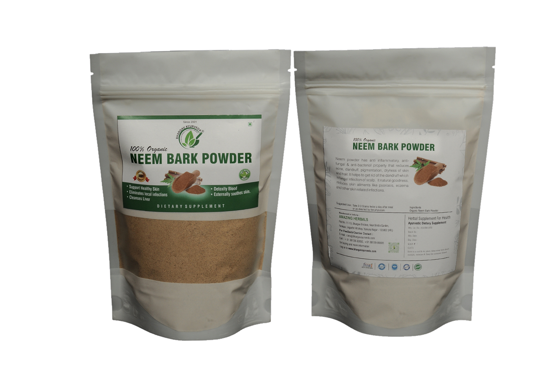 Dr. Bhargav's Neem Bark Powder- 100gms