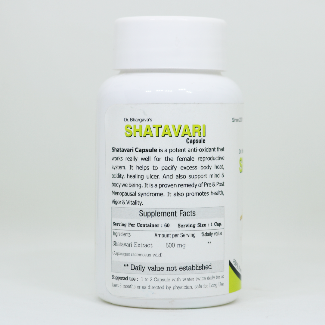 Buy Dr. Bhargav's Shatavari Capsule - 60 cap at Best Price Online