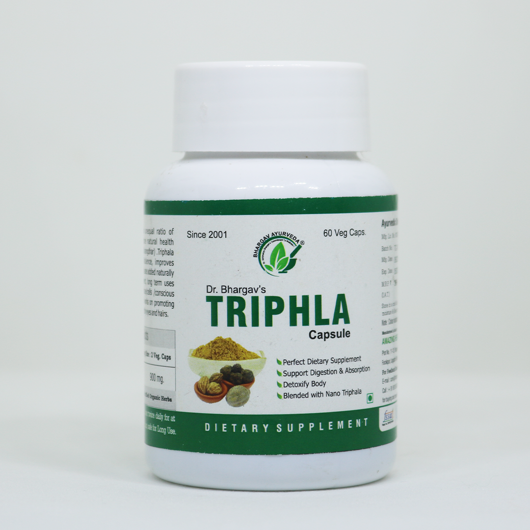 Dr. Bhargav's Triphla Capsule- 60cap