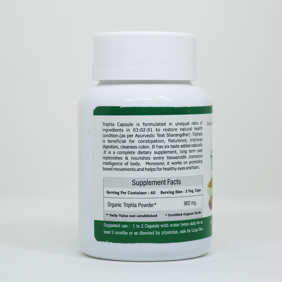 Dr. Bhargav's Triphla Capsule- 60cap