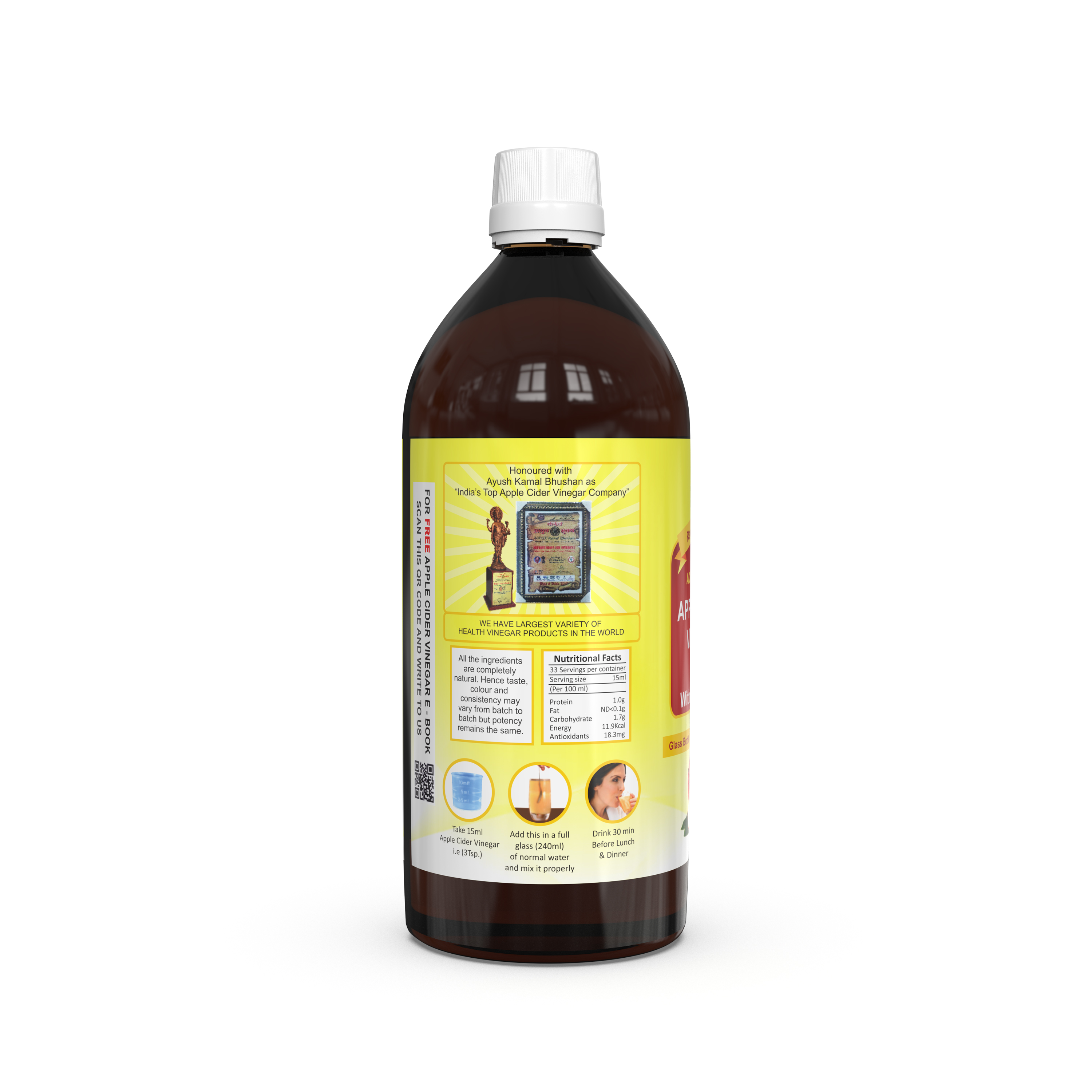 Buy Dr. Patkar's Apple Cider Vinegar with Mother at Best Price Online