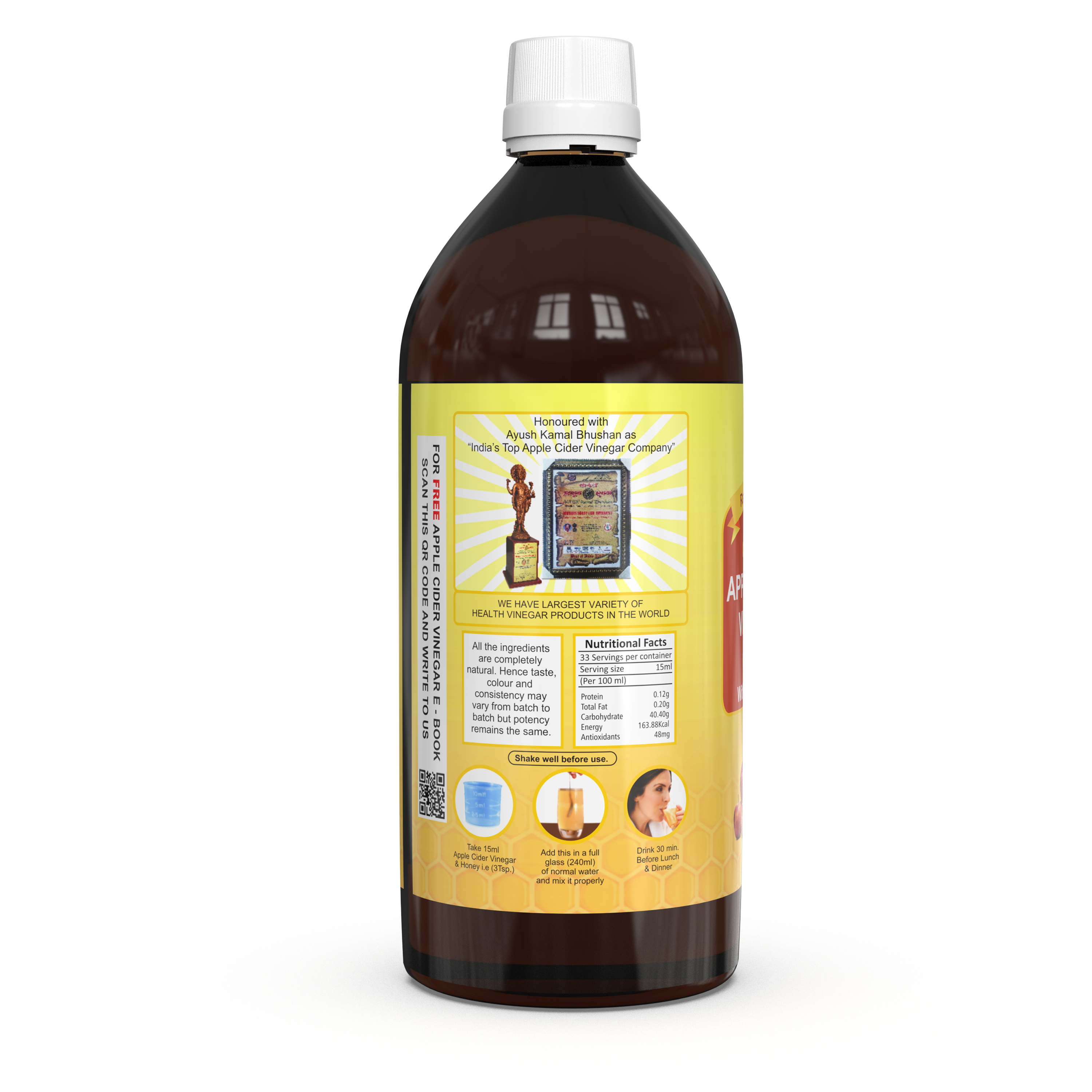 Buy Dr. Patkar's Apple Cider Vinegar with Honey at Best Price Online