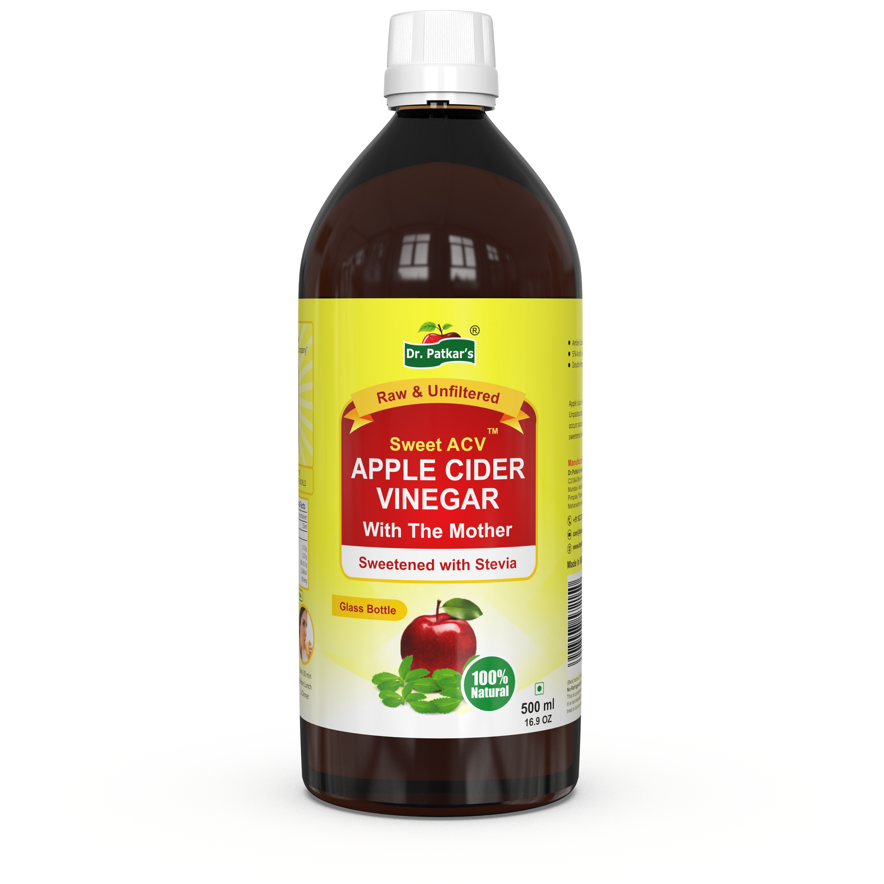 Dr. Patkar's Apple Cider Vinegar with Stevia