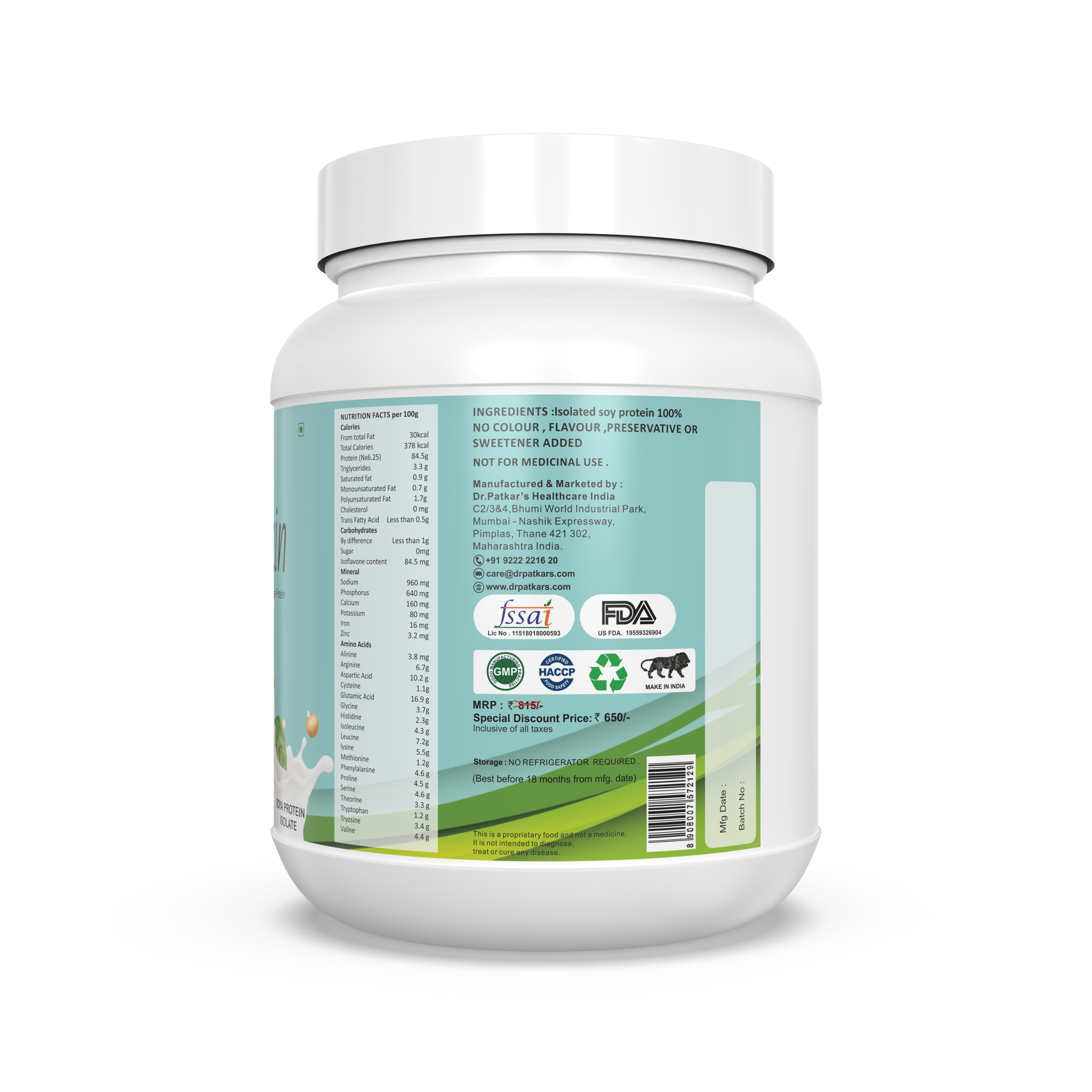 Buy Dr. Patkar's Family Plant Protein at Best Price Online