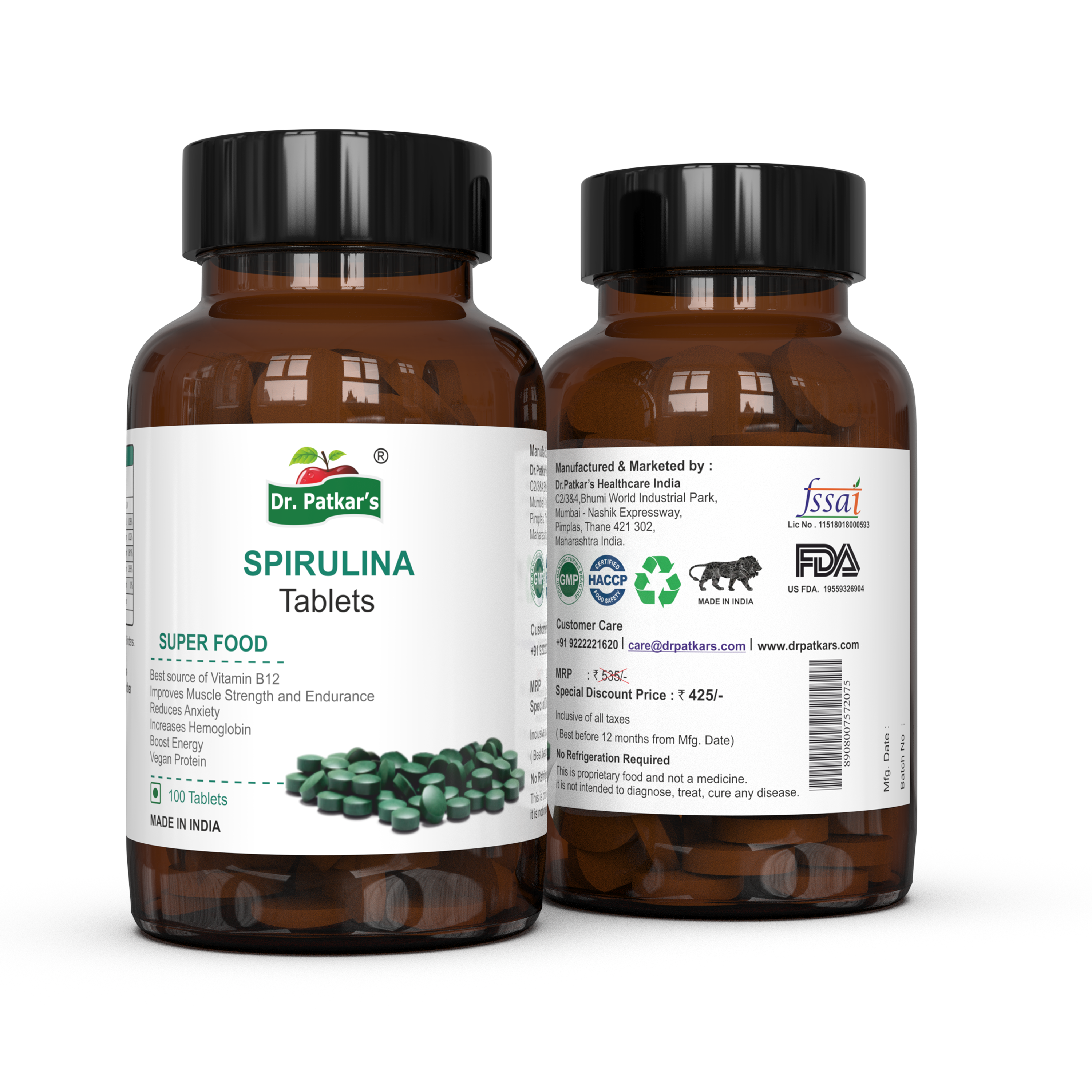 Buy Dr. Patkar's Spirulina at Best Price Online