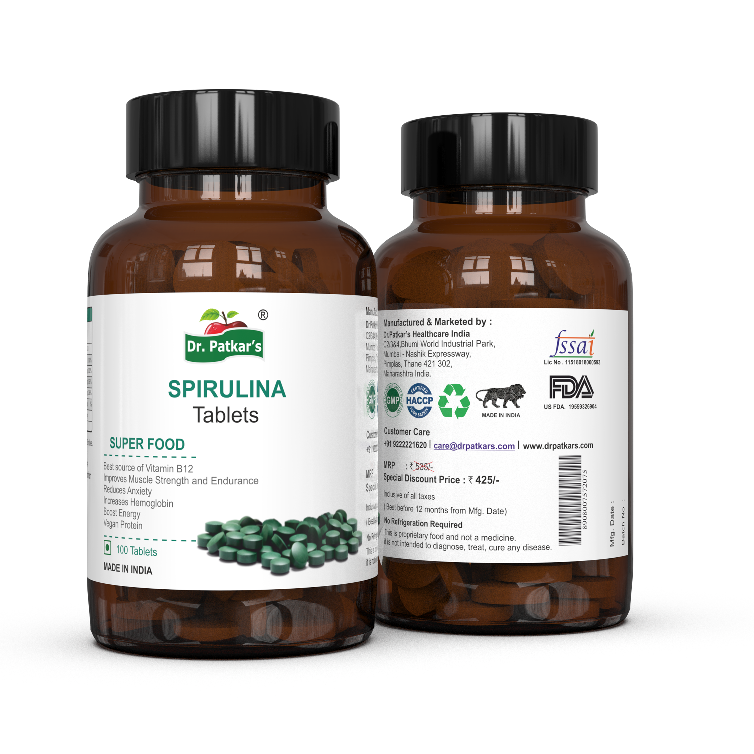 Dr. Patkar's Spirulina