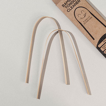 Ecotyl Bamboo Tongue Cleaner - Set of 2 (2 Pc)