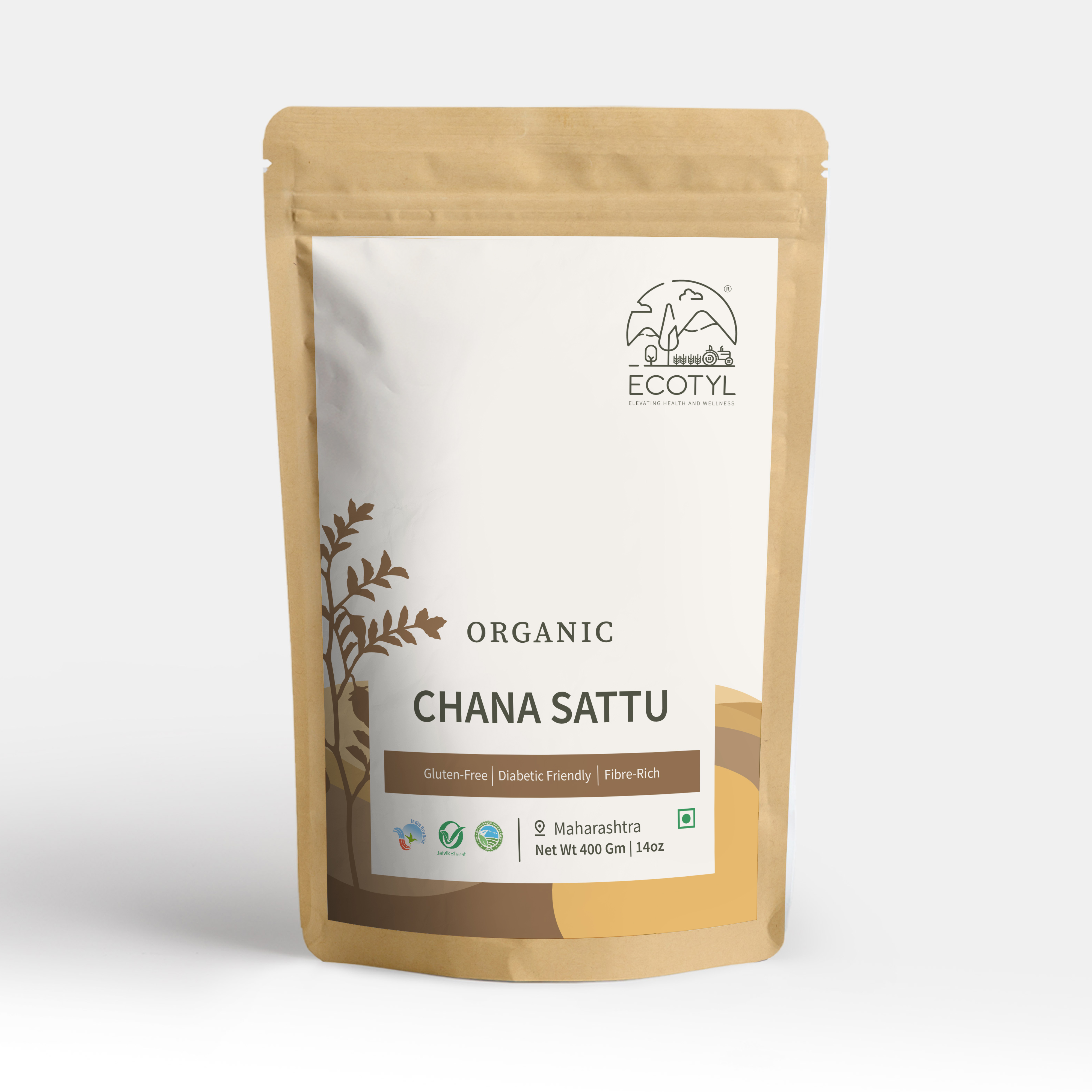 Buy Ecotyl Organic Chana Sattu - 400 g at Best Price Online