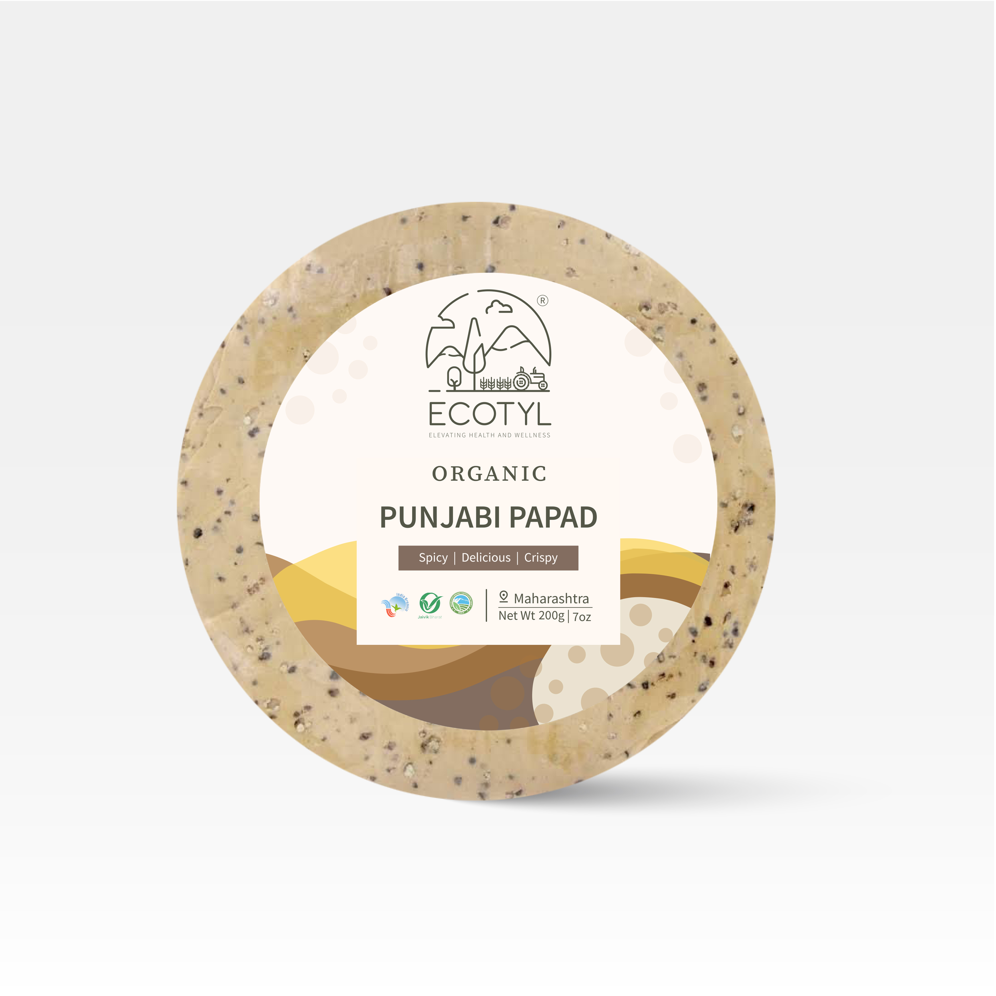 Ecotyl Organic Punjabi Papad - 200 g