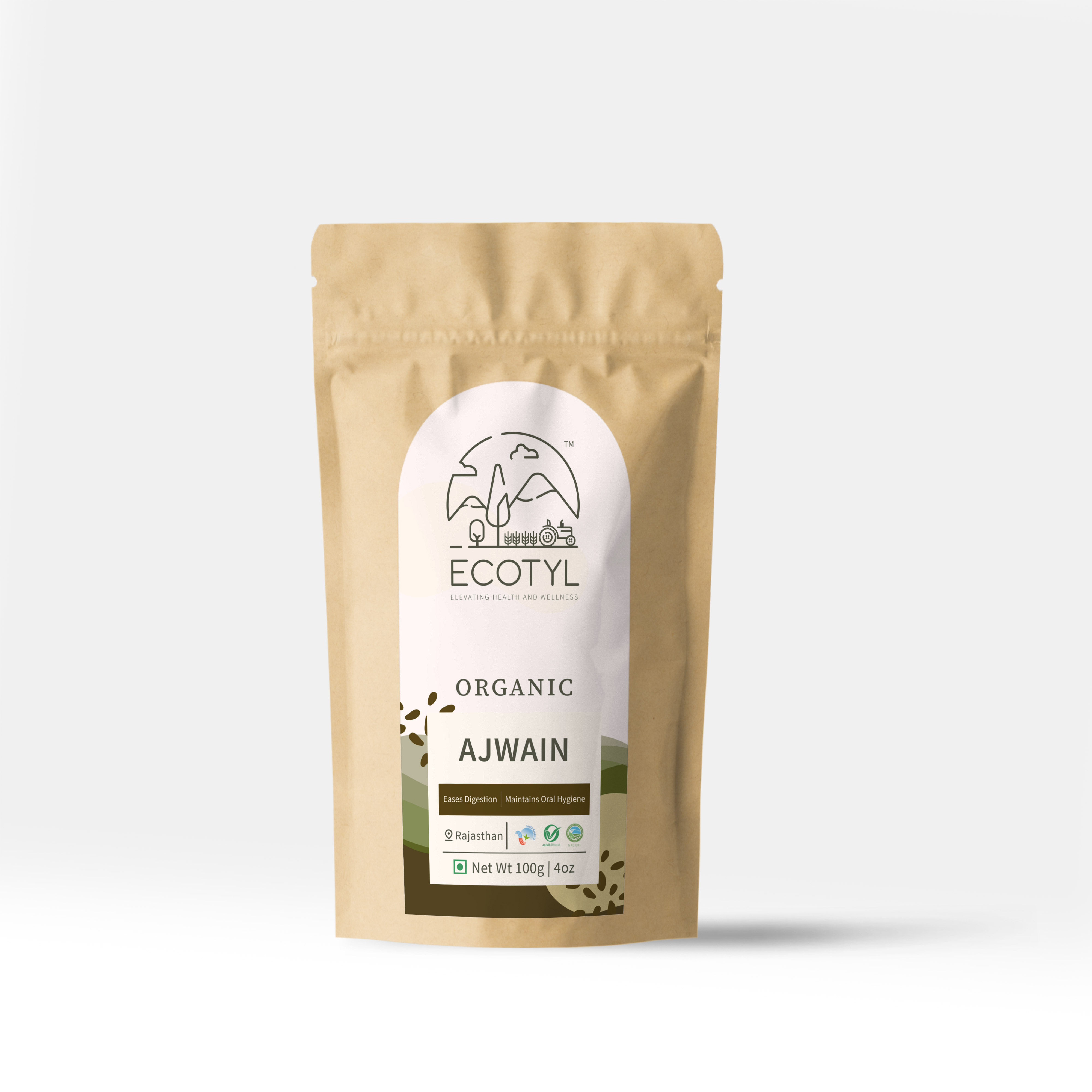 Ecotyl Organic Ajwain - 100 g