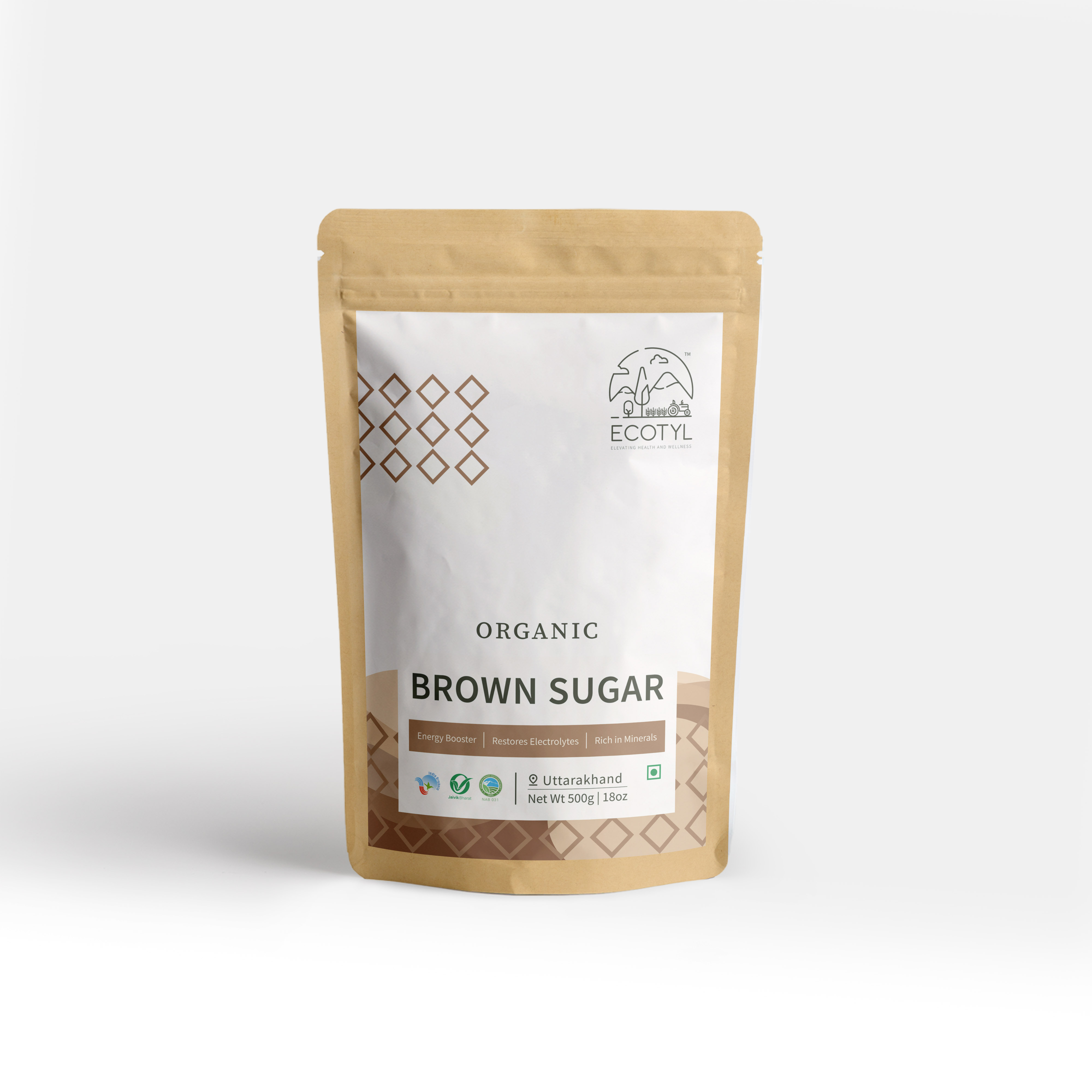 Buy Ecotyl Organic Brown Sugar - 500 g at Best Price Online