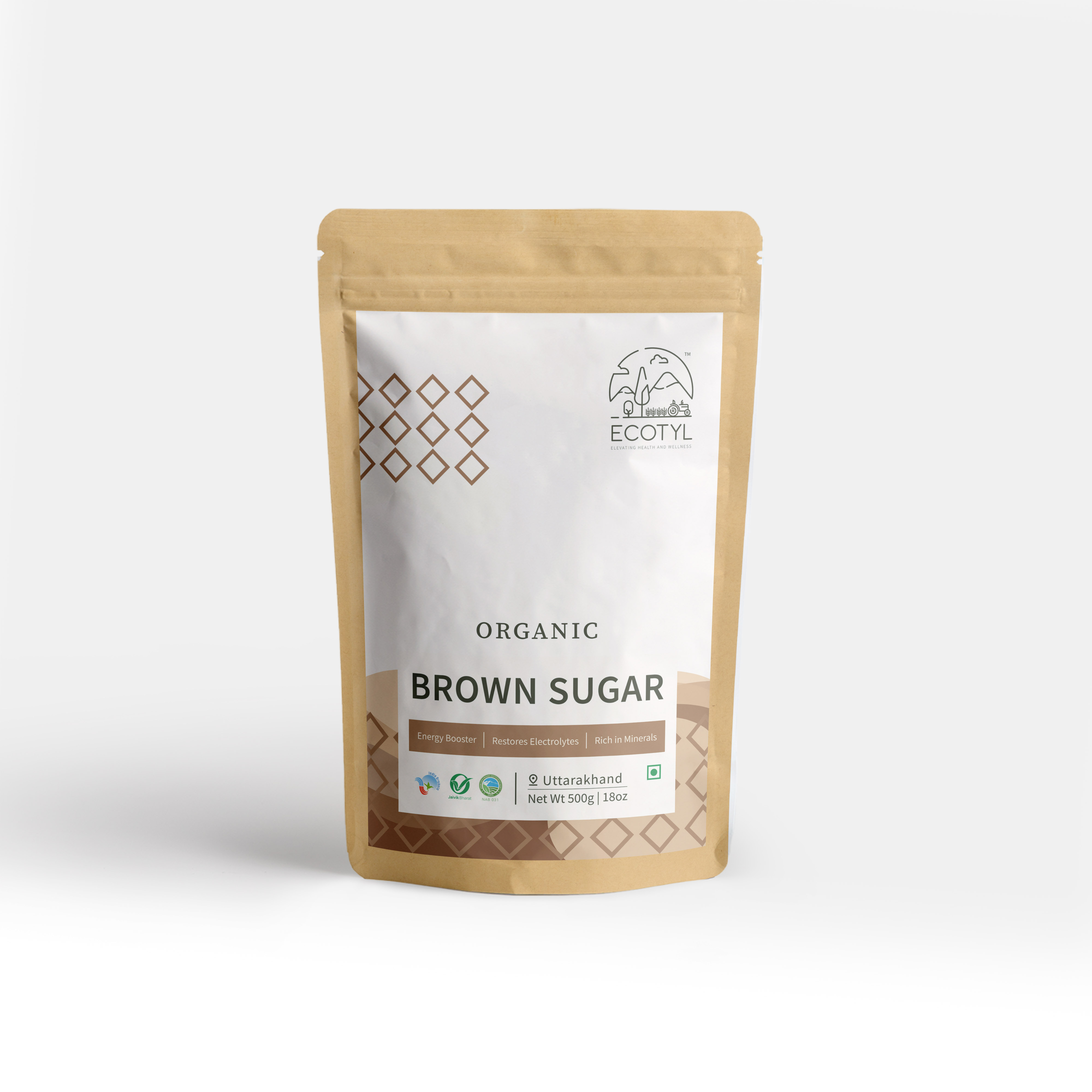 Ecotyl Organic Brown Sugar - 500 g