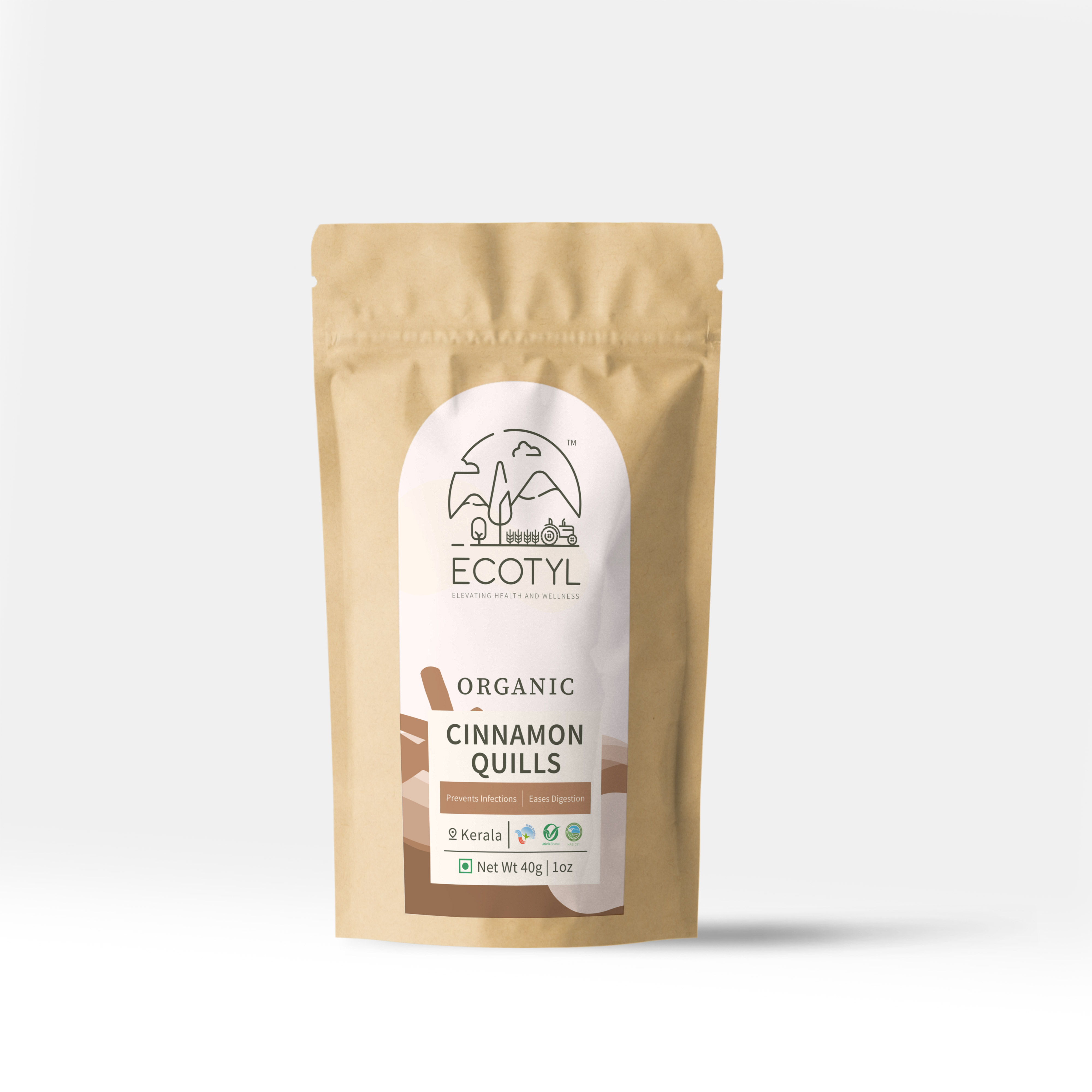 Ecotyl Organic Cinnamon Quills - 40 g