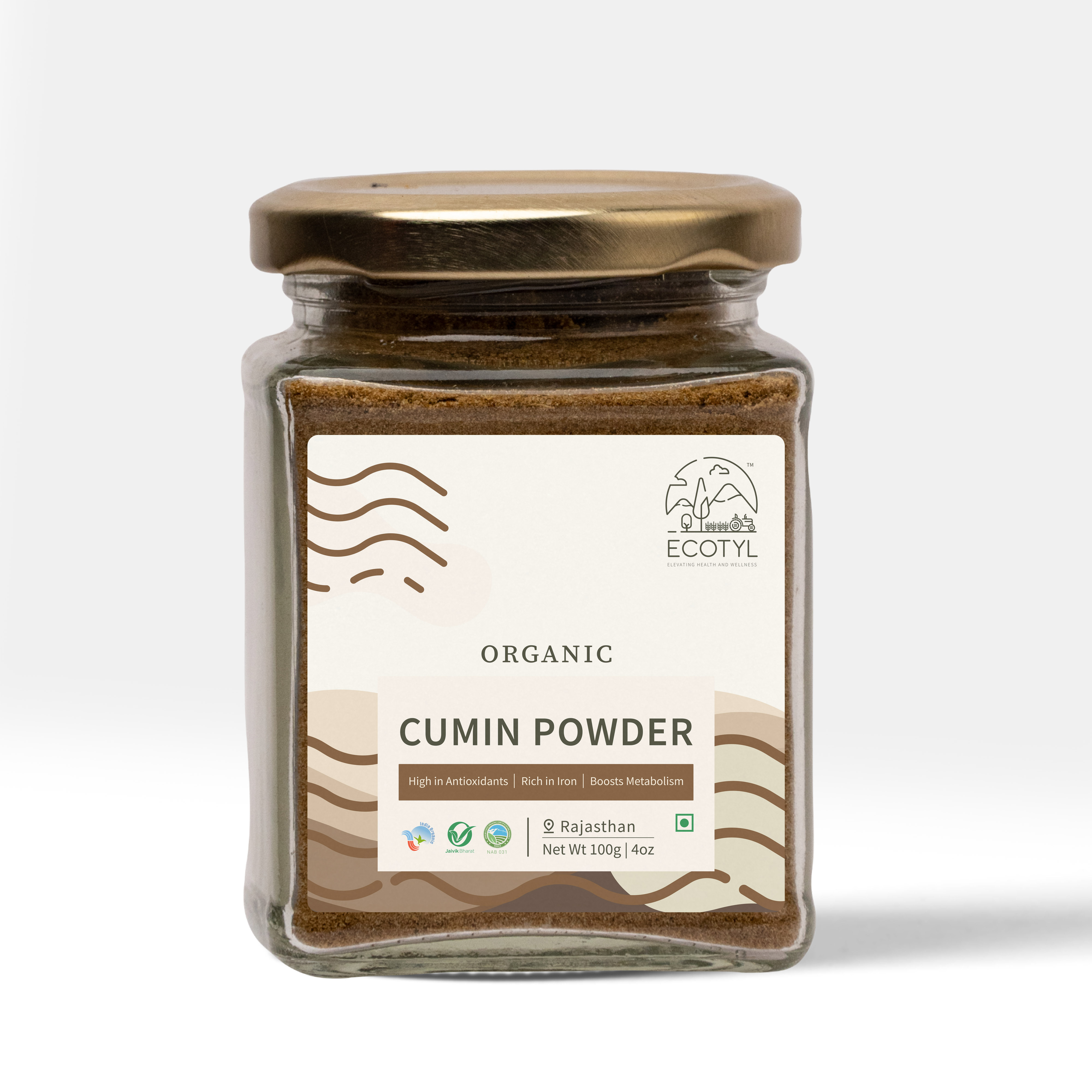 Buy Ecotyl Organic Cumin Powder - 100 g at Best Price Online