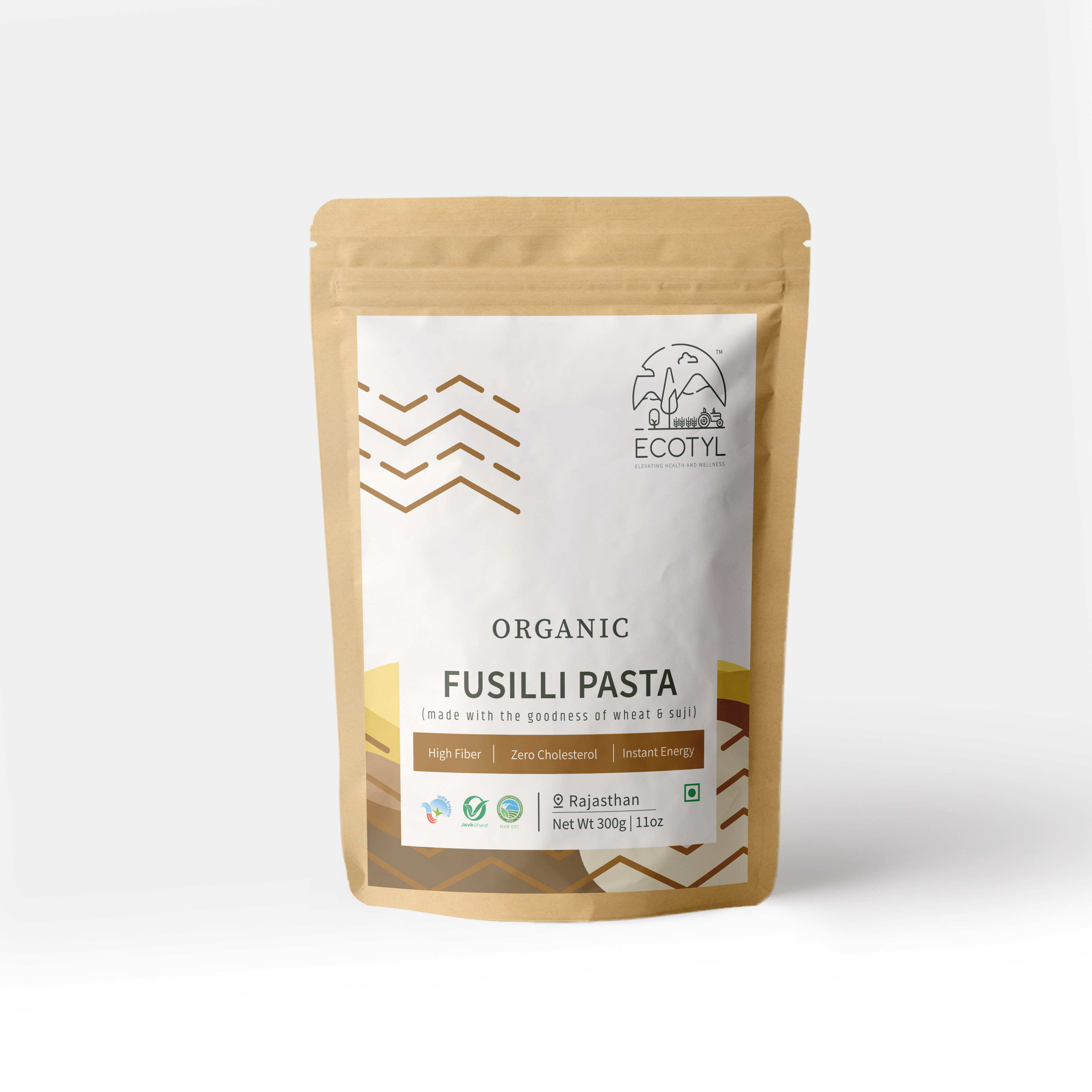 Ecotyl Organic Pasta (Fusilli) - 300 g