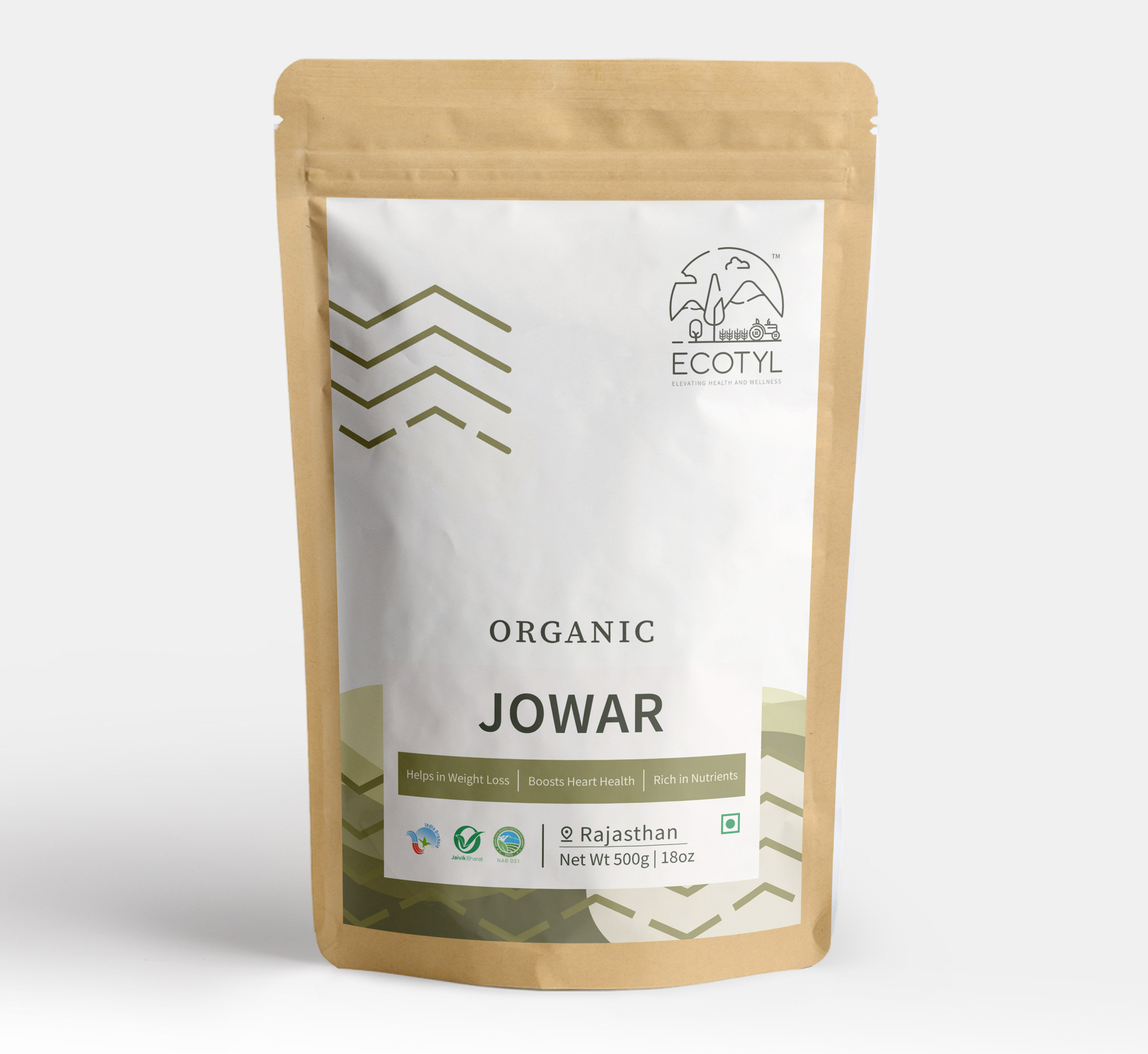 Buy Ecotyl Organic Jowar - 500 g at Best Price Online