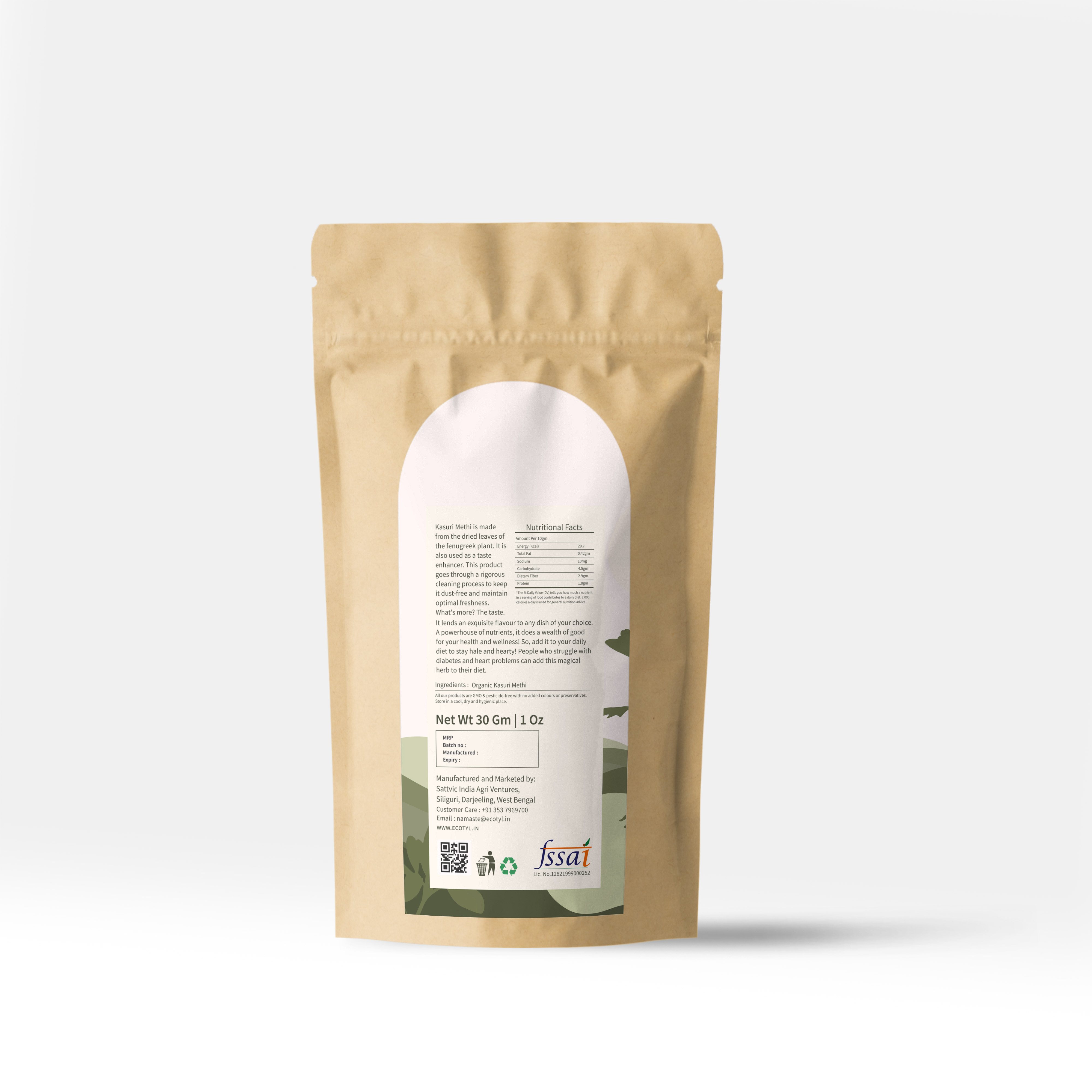 Buy Ecotyl Organic Kasuri Methi - 30 g at Best Price Online