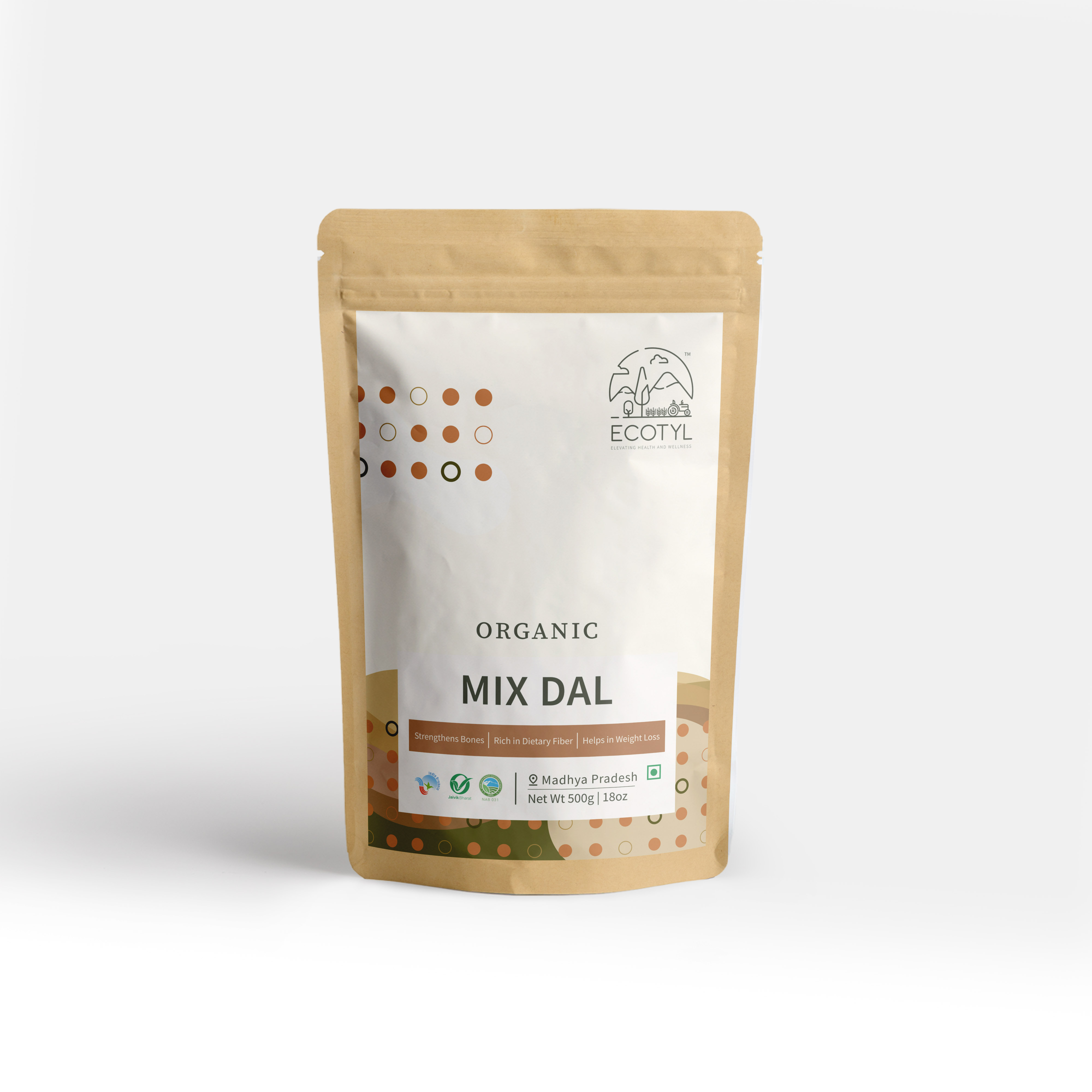 Buy Ecotyl Organic Mix Dal - 500 g at Best Price Online