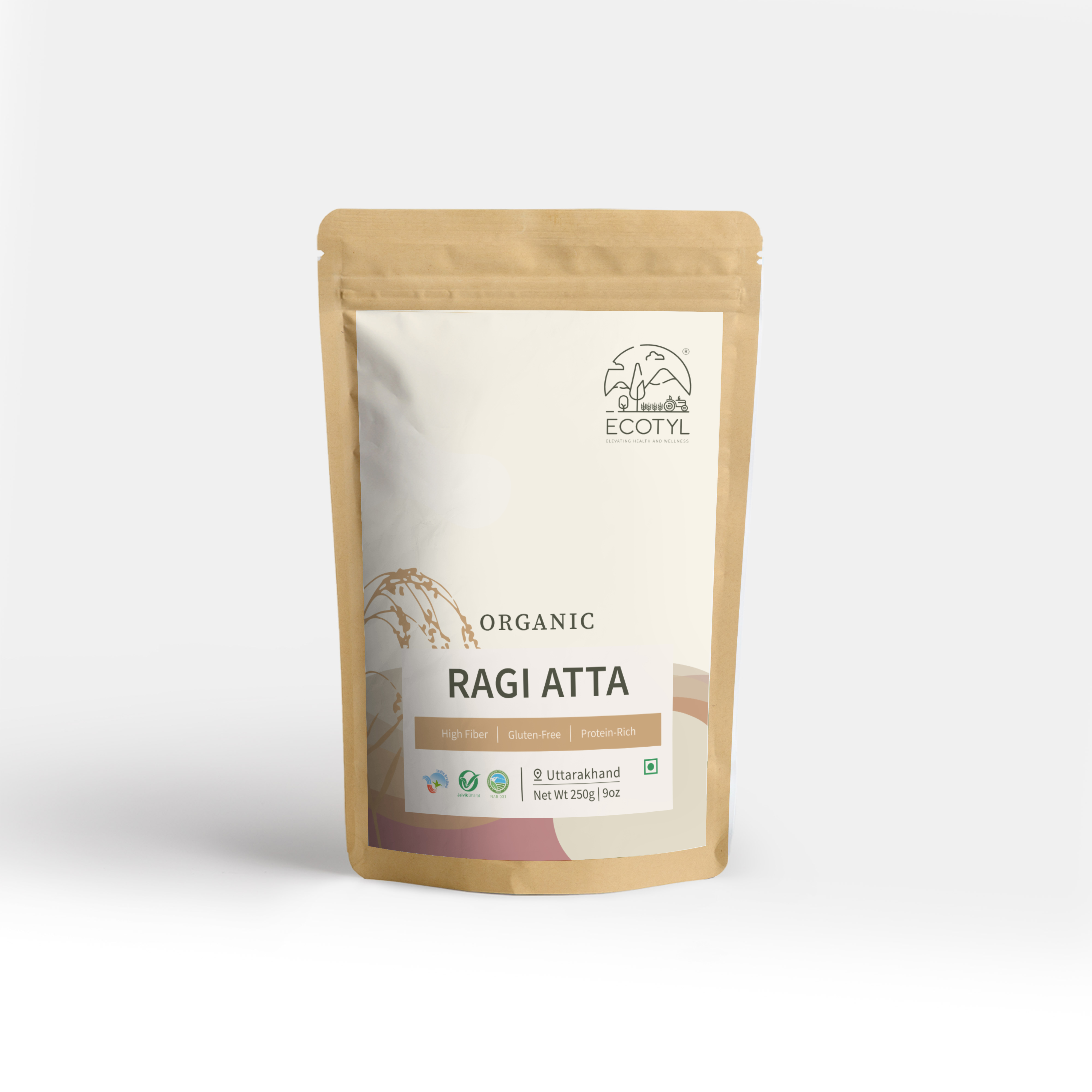 Buy Ecotyl Organic Ragi Atta (Finger Millet Flour) - 250 g at Best Price Online