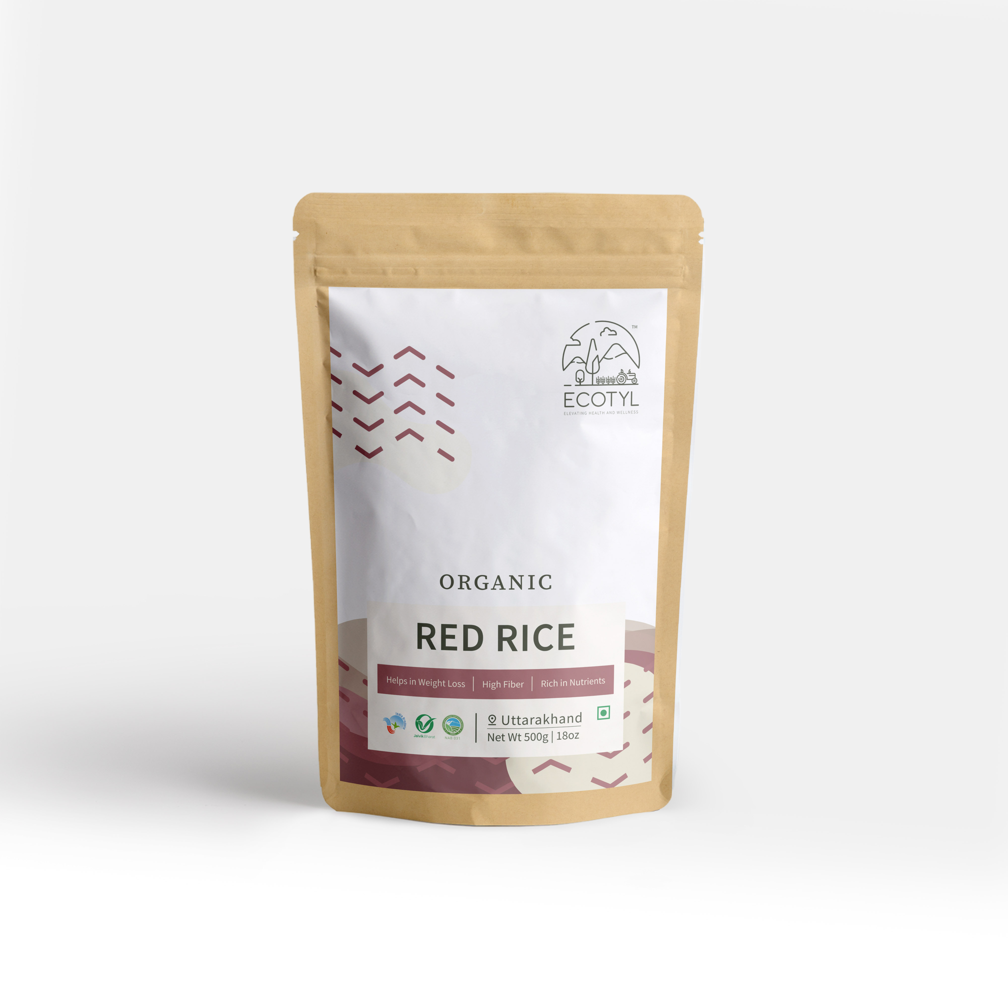 Buy Ecotyl Organic Red Rice - 500 g at Best Price Online
