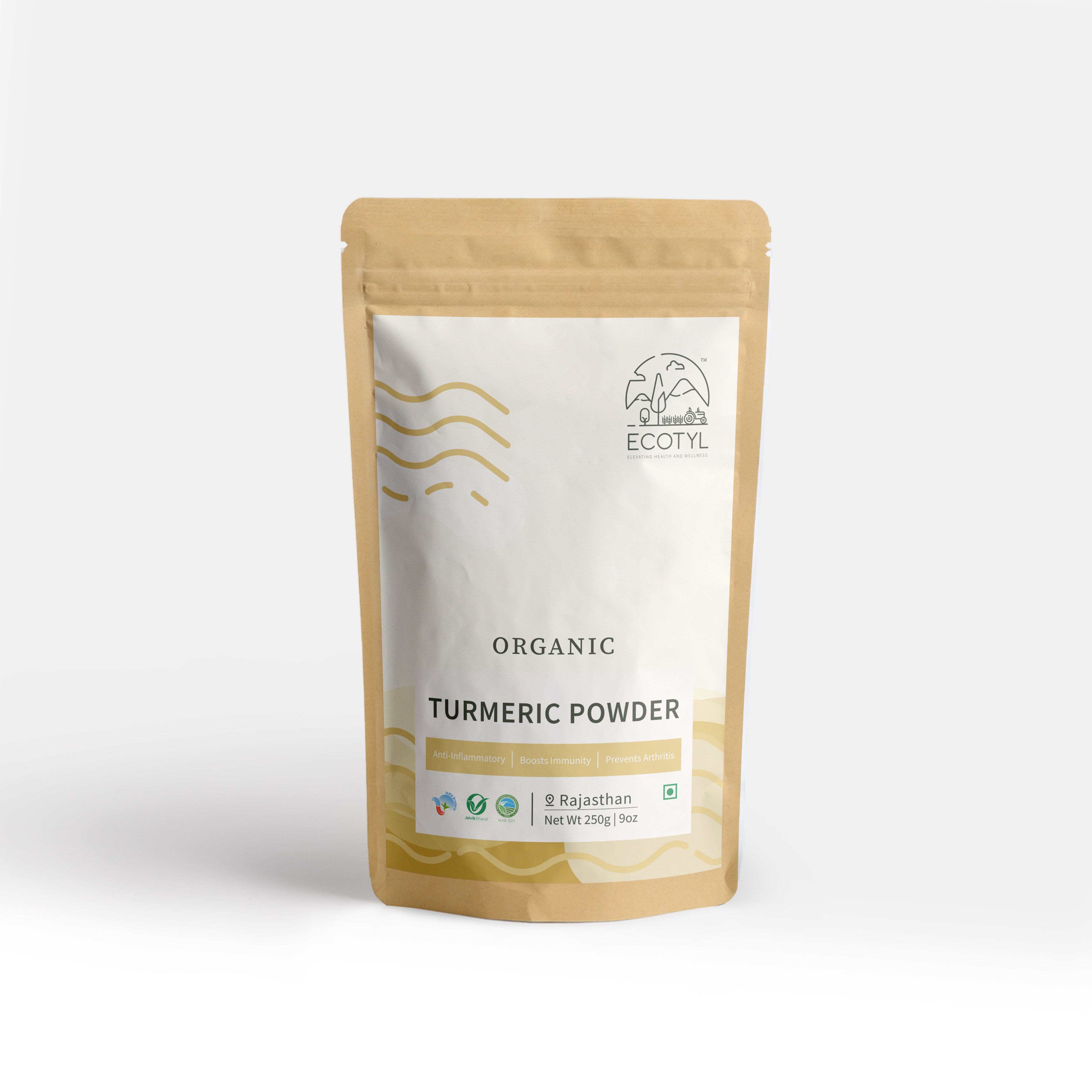 Ecotyl Organic Turmeric Powder - 250 g