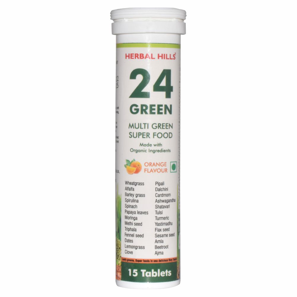 Herbal Hills 24 Green Tablets