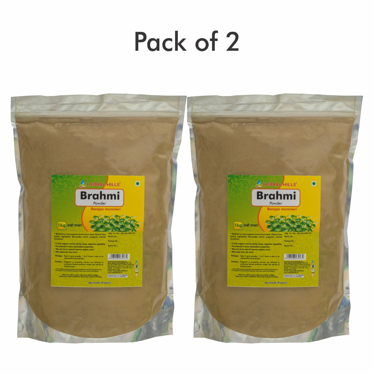Buy Herbal Hills Brahmi Powder at Best Price Online