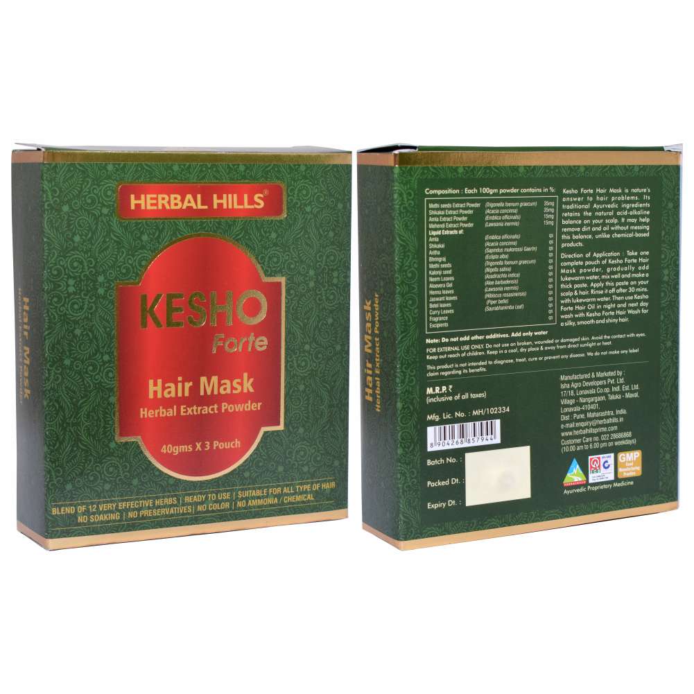 Buy Herbal Hills Kesho Forte Hair Mask at Best Price Online