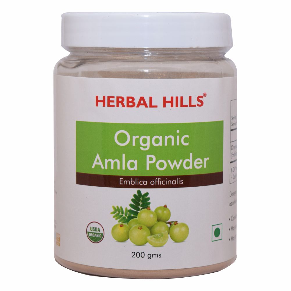 Buy Herbal Hills Organic Amla Powder at Best Price Online