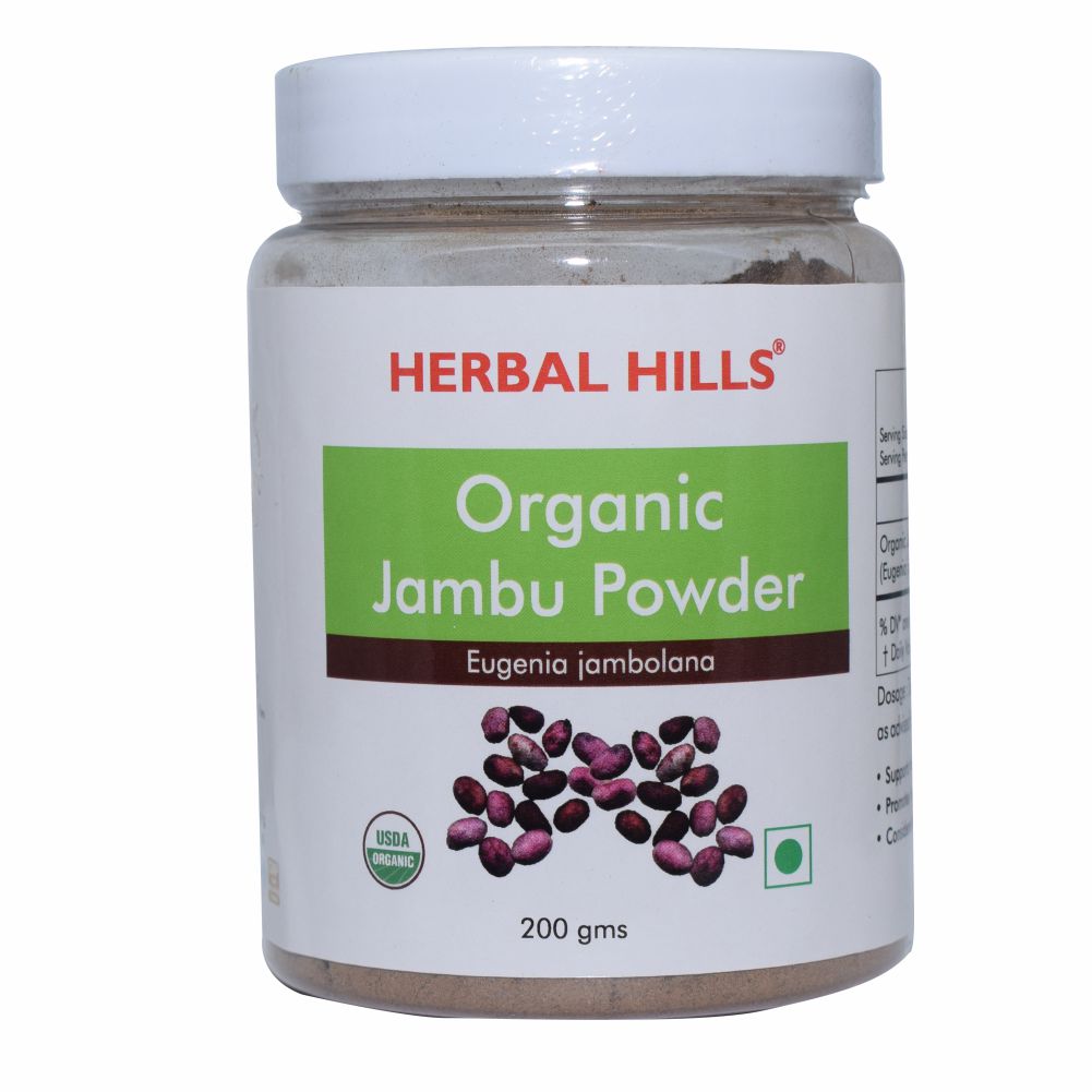 Buy Herbal Hills Organic Jambu beej Powder at Best Price Online