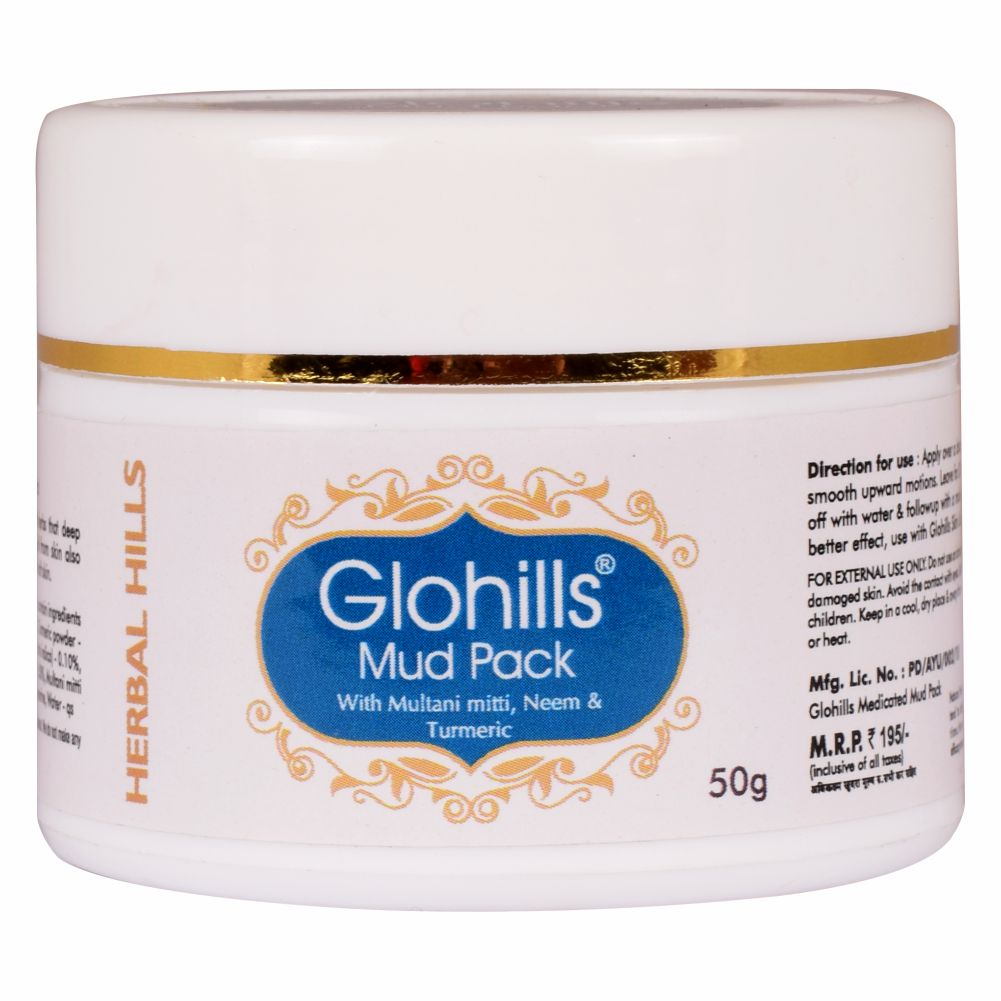 Herbal Hills Glohills Mud Pack 50gms 