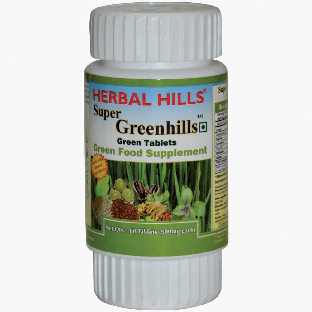 Buy Herbal Hills Super Greenhills Tablets at Best Price Online