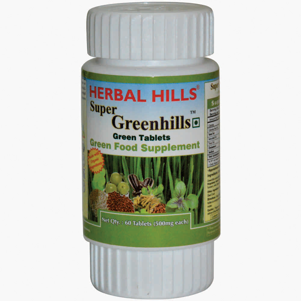 Herbal Hills Super Greenhills Tablets