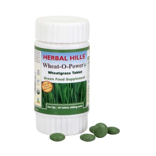 Herbal Hills Wheat-O-Power (Wheatgrass) Tablets