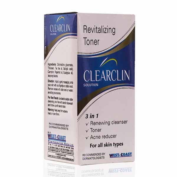 Buy Clearclin Acne Prevention Solution 60ml (Pack Of 2) at Best Price Online