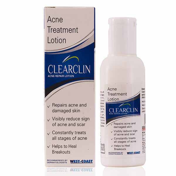 Buy Clearclin Acne Repair Lotion 60ml (Pack Of 2) at Best Price Online