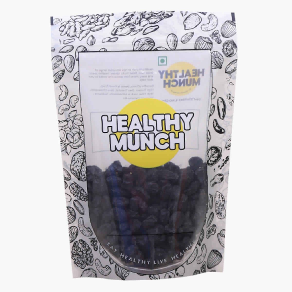 Healthy Munch Dried Black Raisins 250 gms